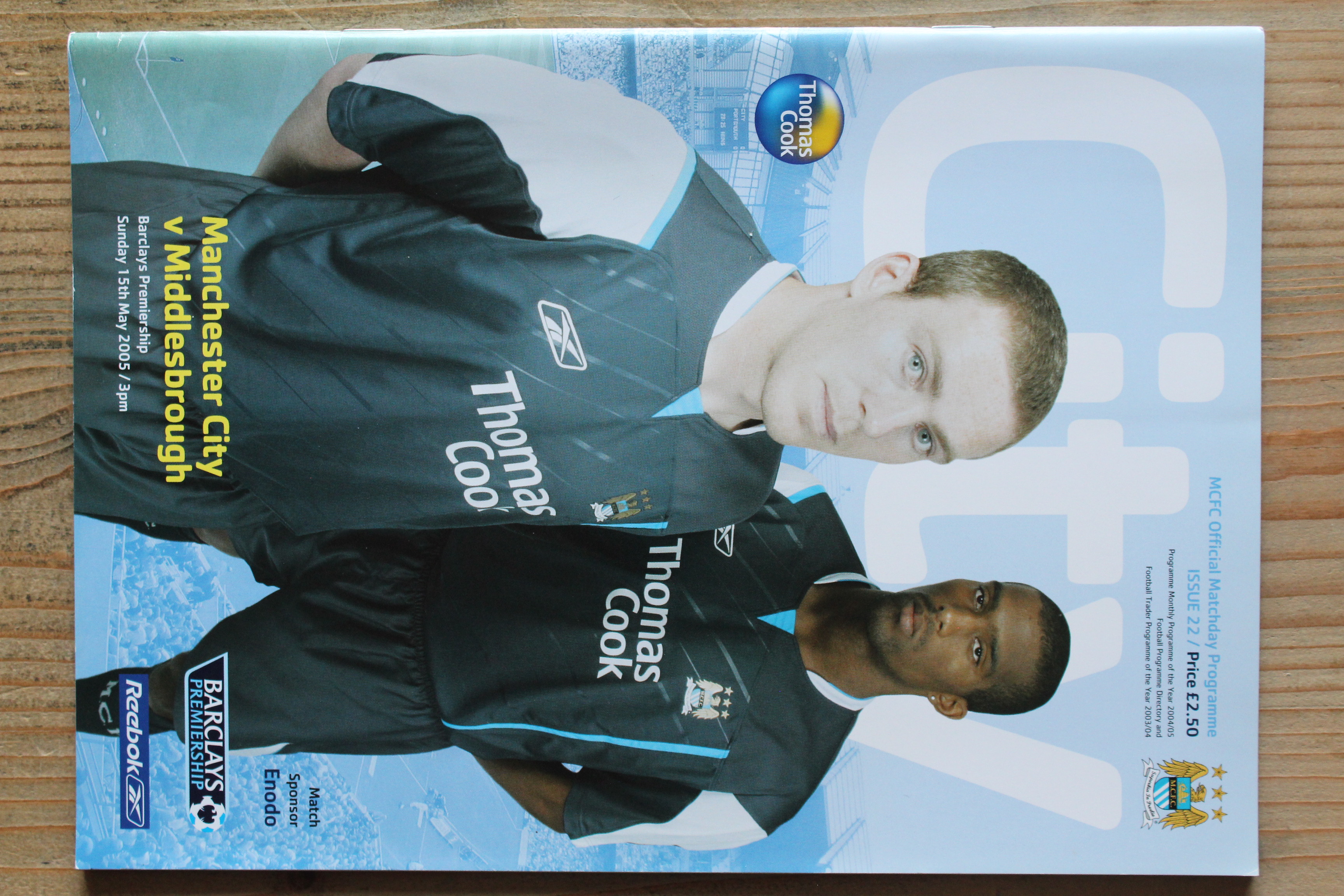 Manchester City FC v Middlesbrough FC