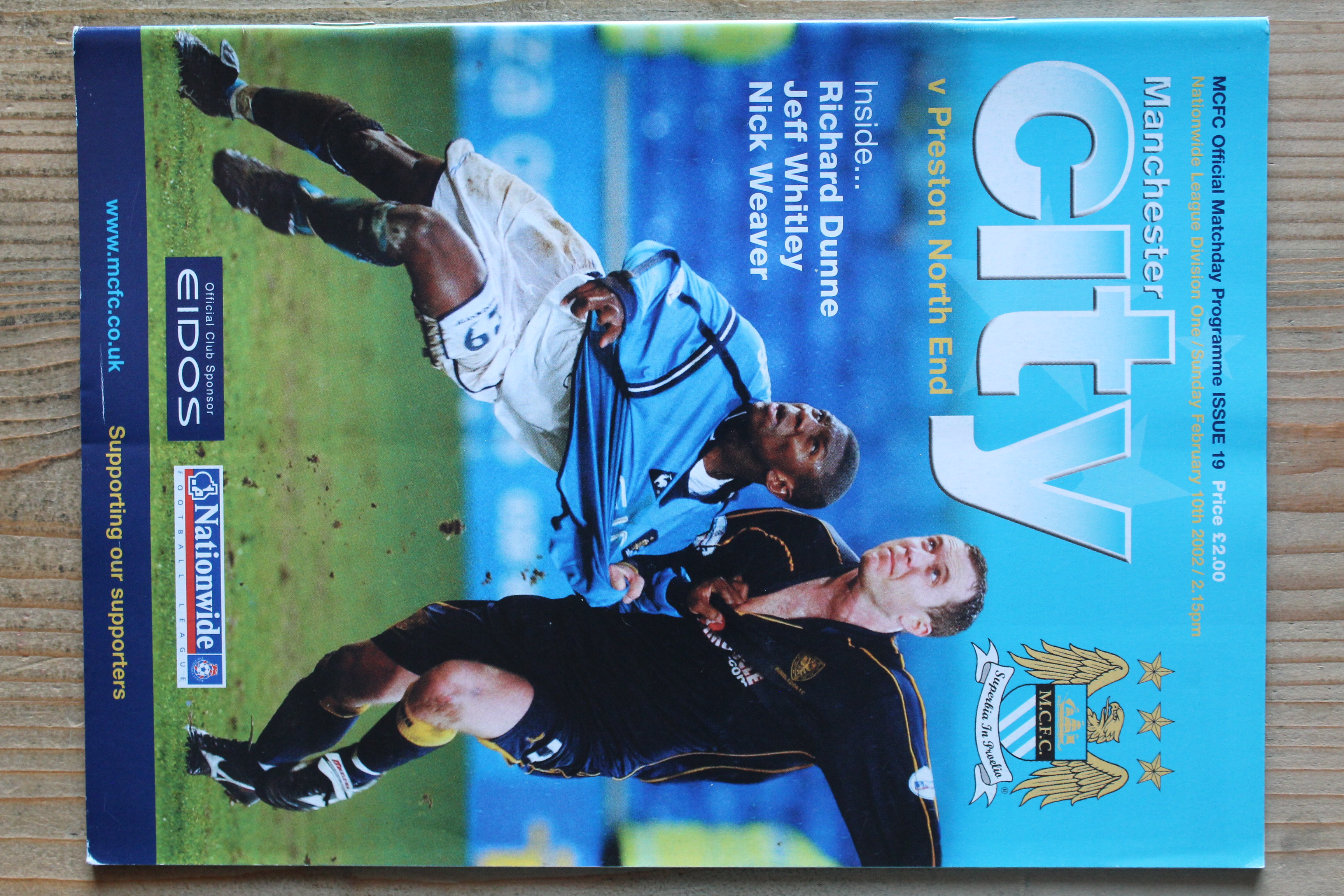 Manchester City FC v Preston North End FC