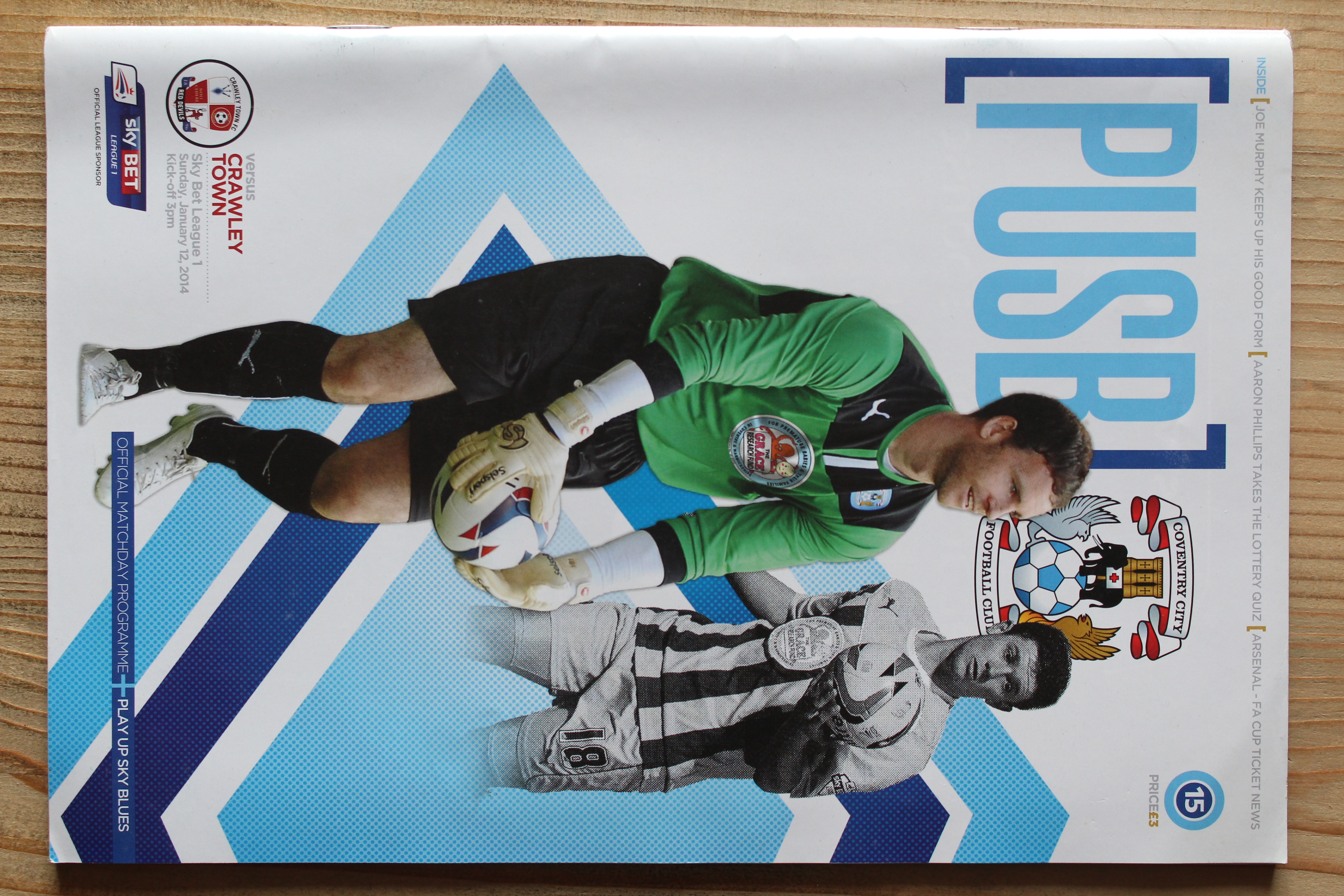 Coventry City FC v Crawley Town FC