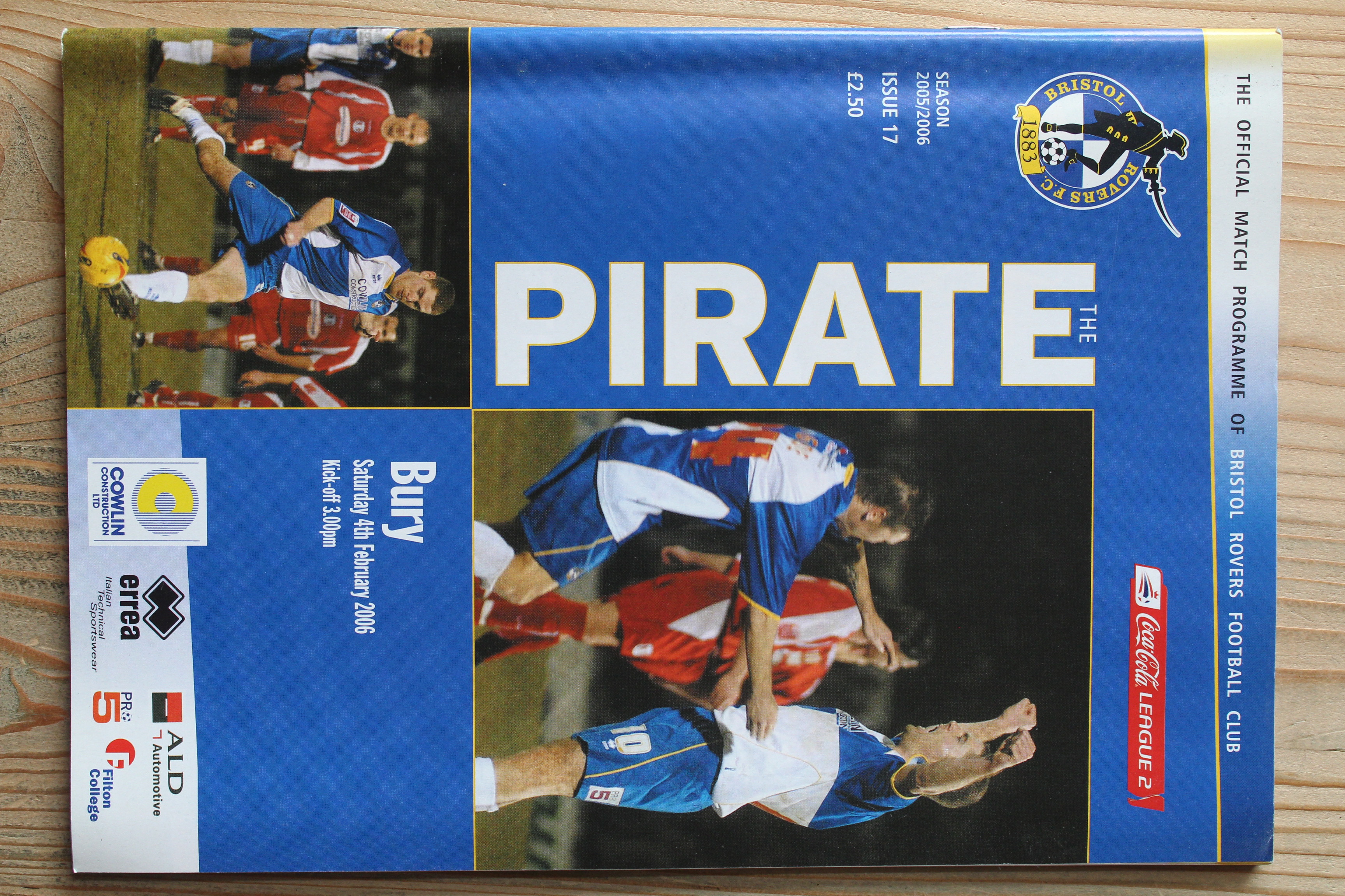 Bristol Rovers FC v Bury FC