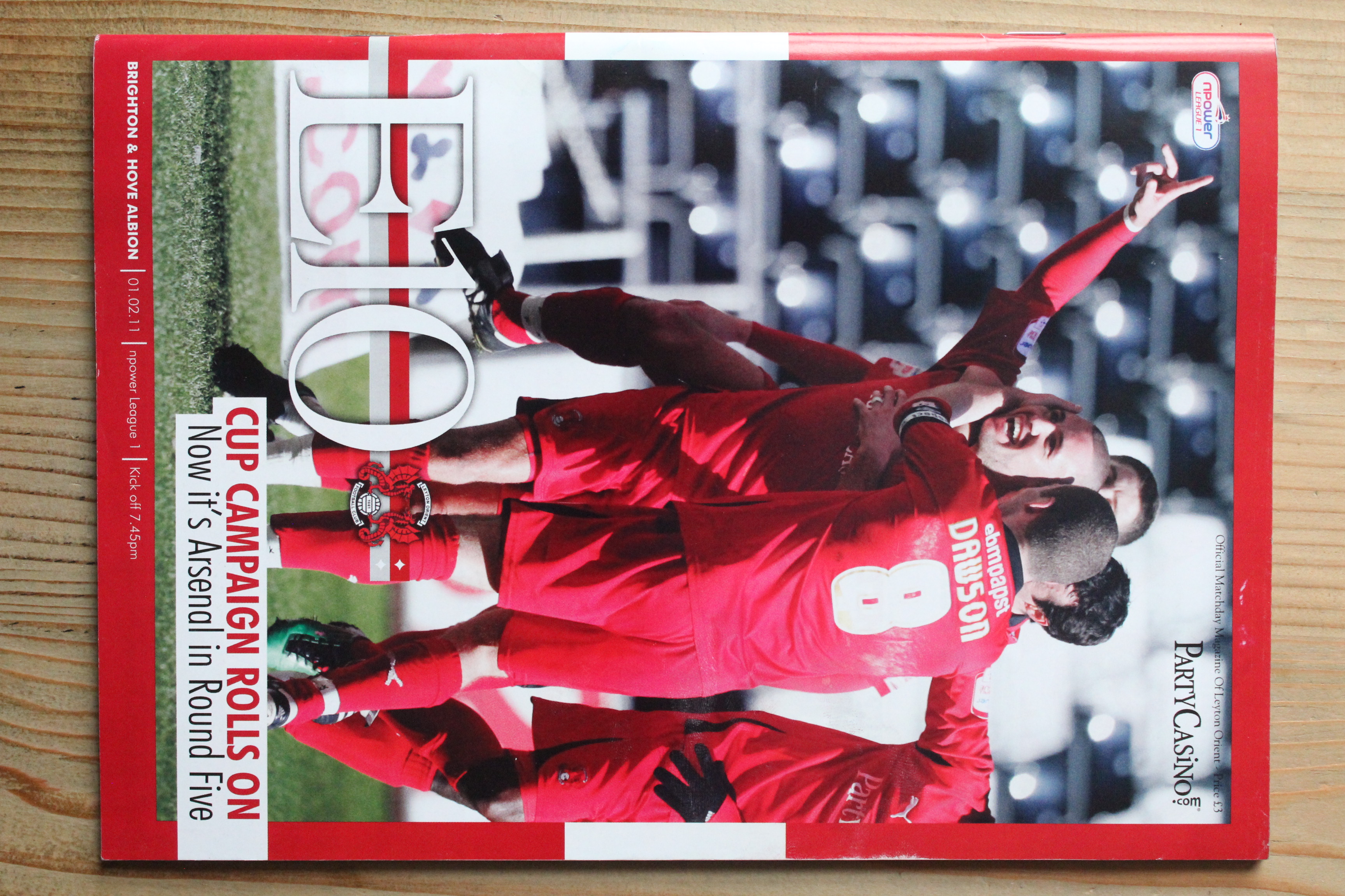 Leyton Orient FC v Brighton & Hove Albion FC