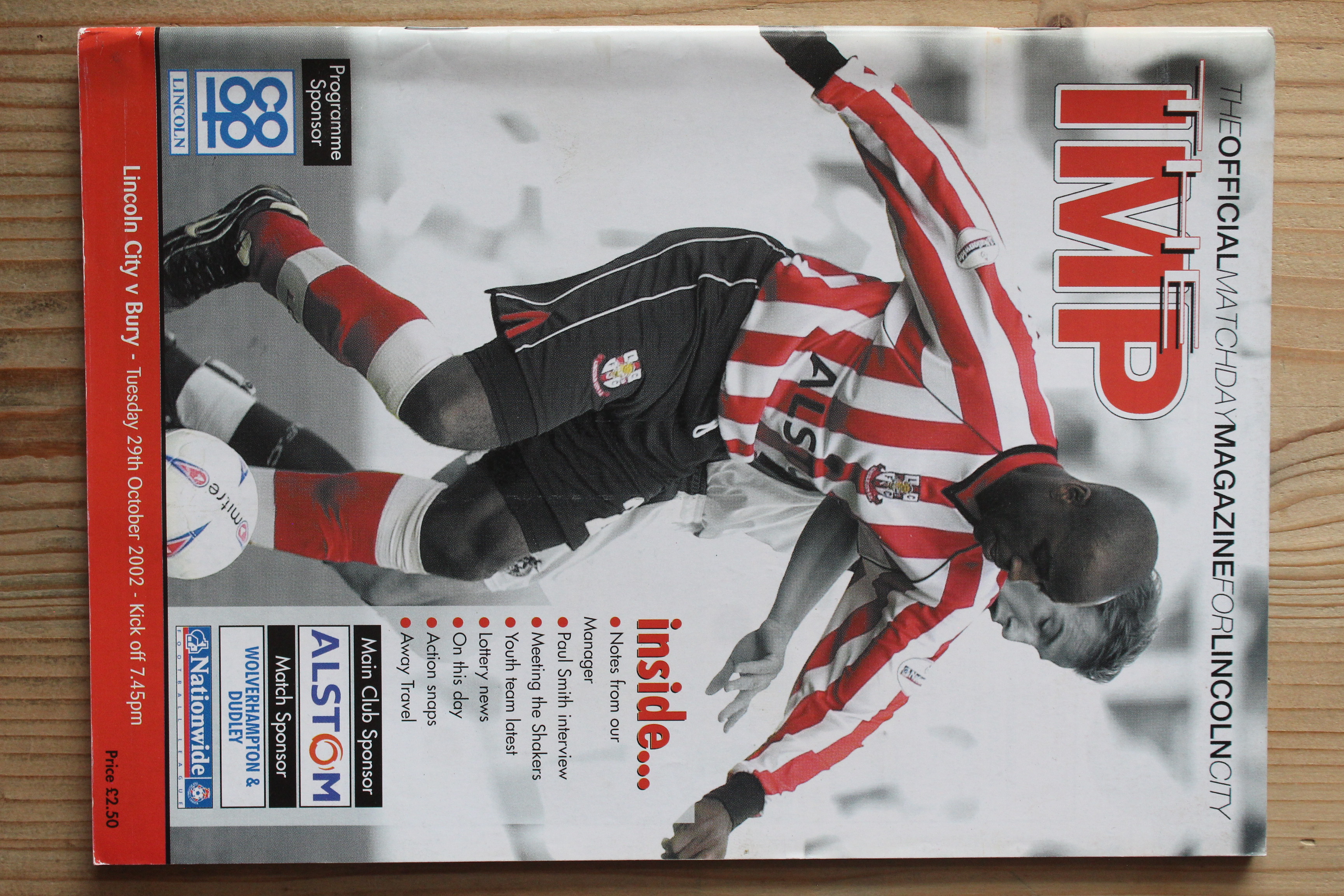 Lincoln City FC v Bury FC