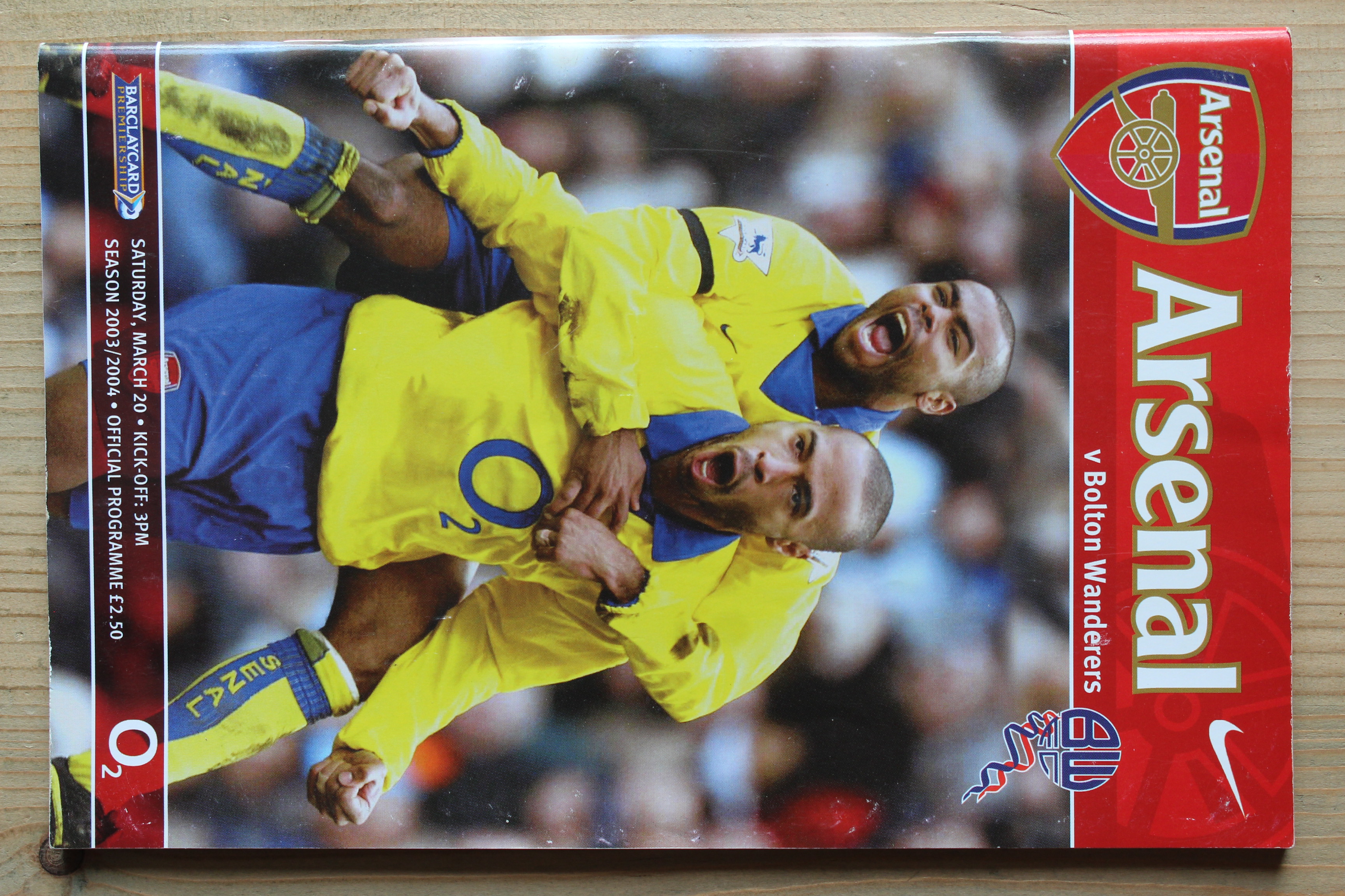 Arsenal FC v Bolton Wanderers FC