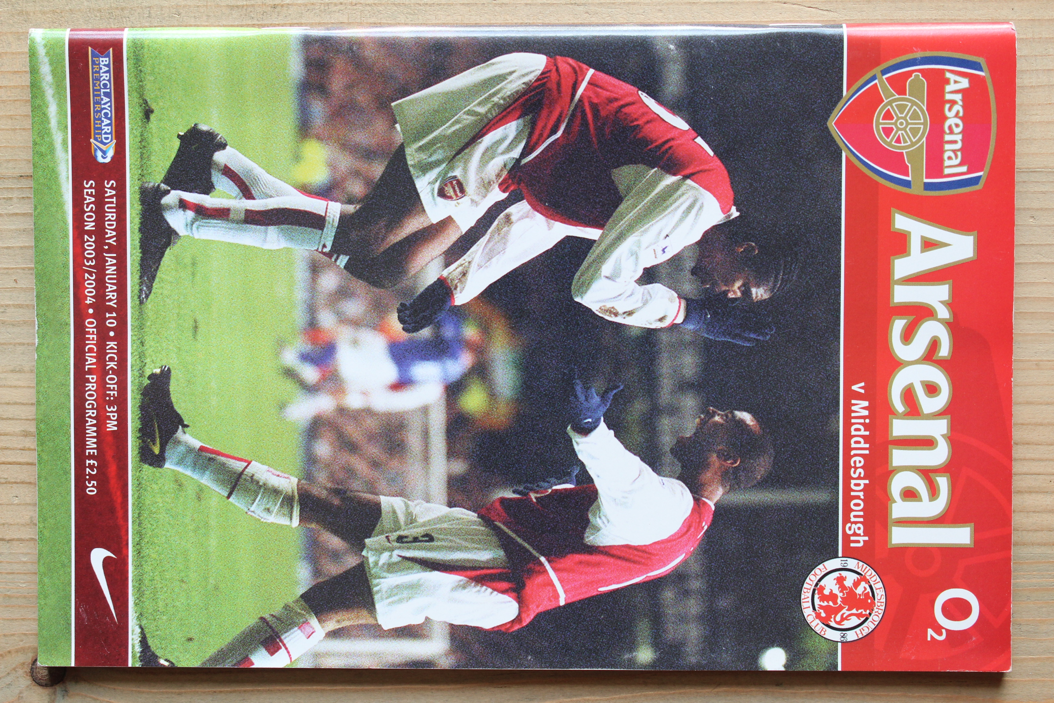 Arsenal FC v Middlesbrough FC