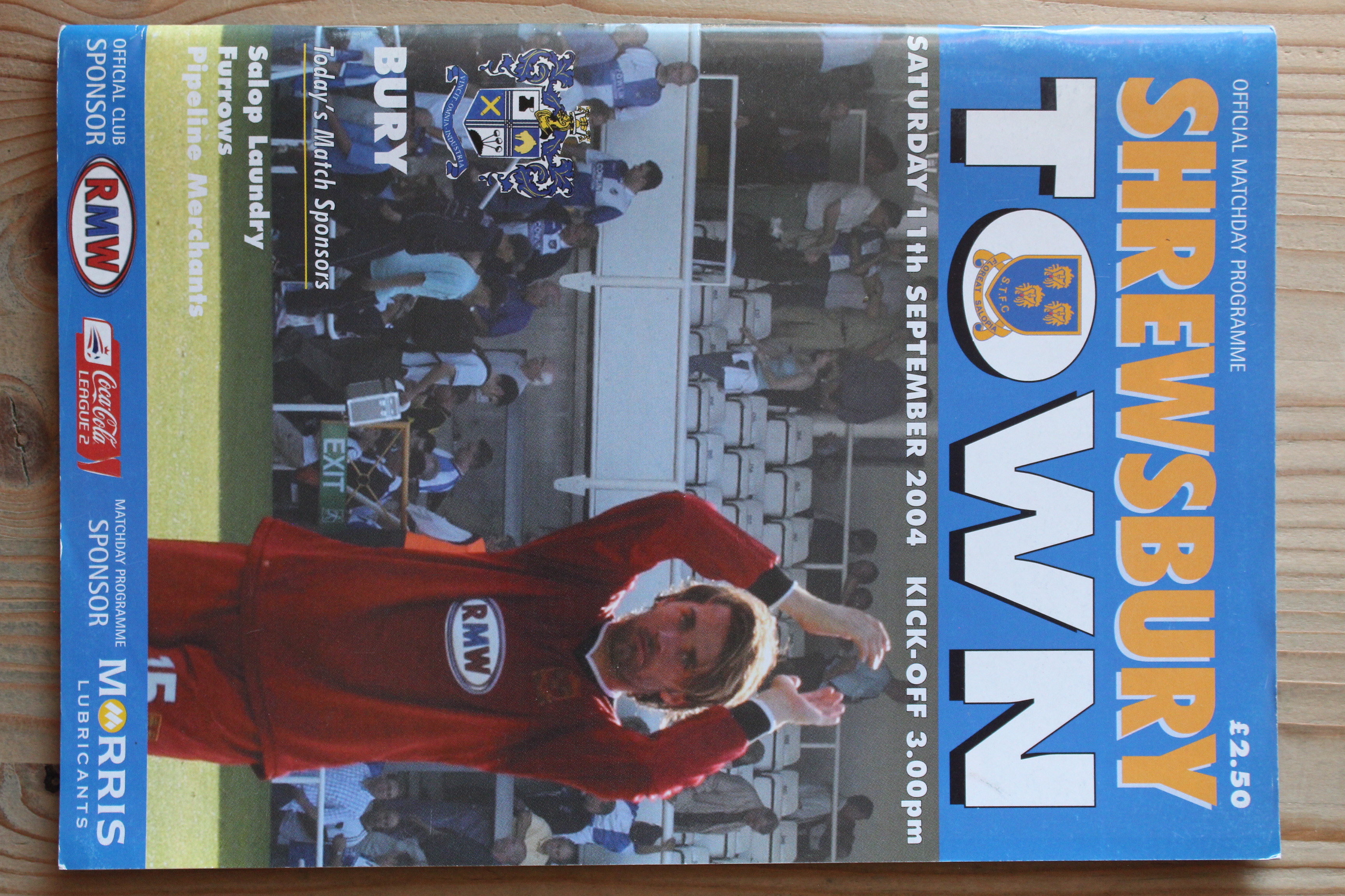 Shrewsbury Town FC v Bury FC