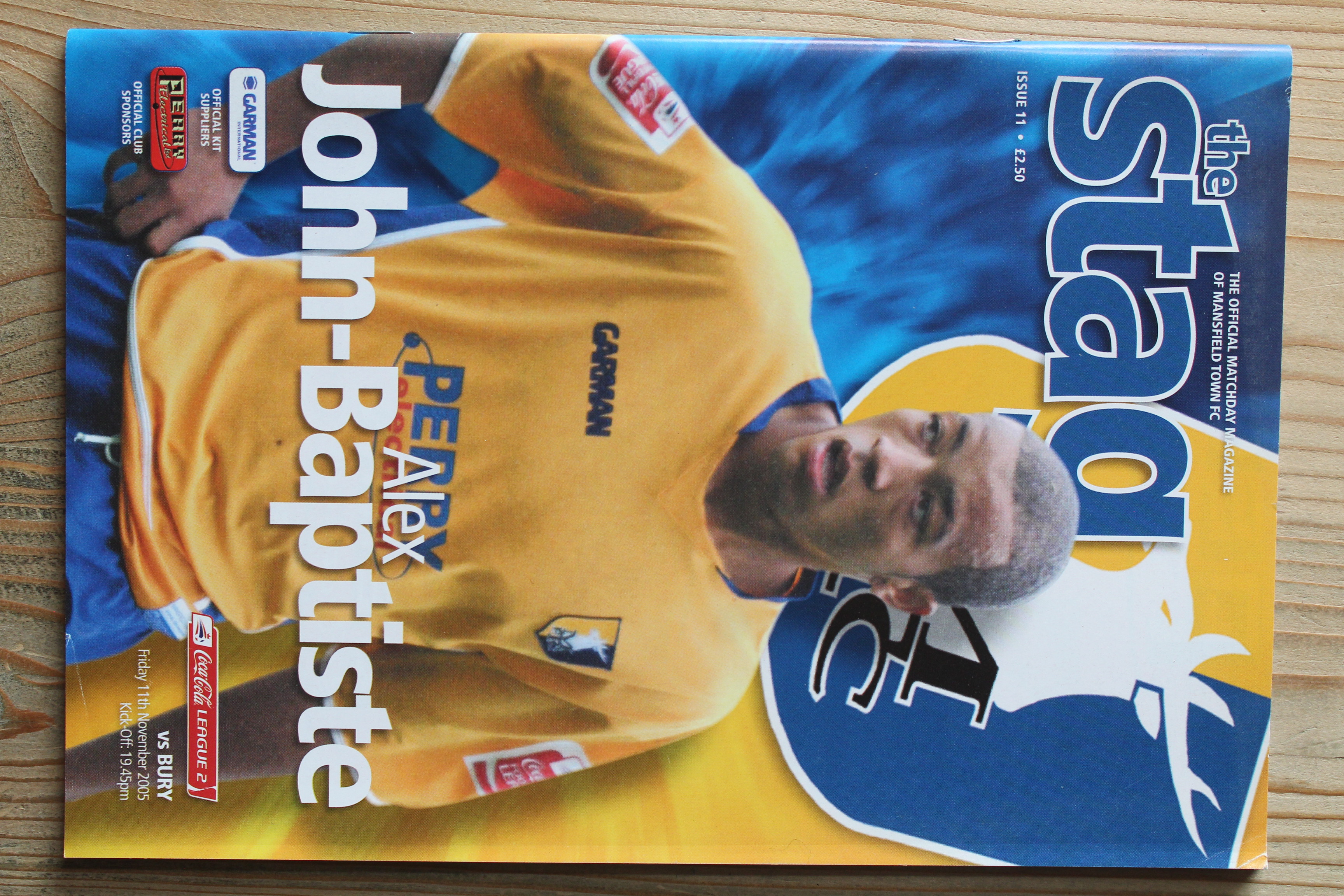 Mansfield Town FC v Bury FC