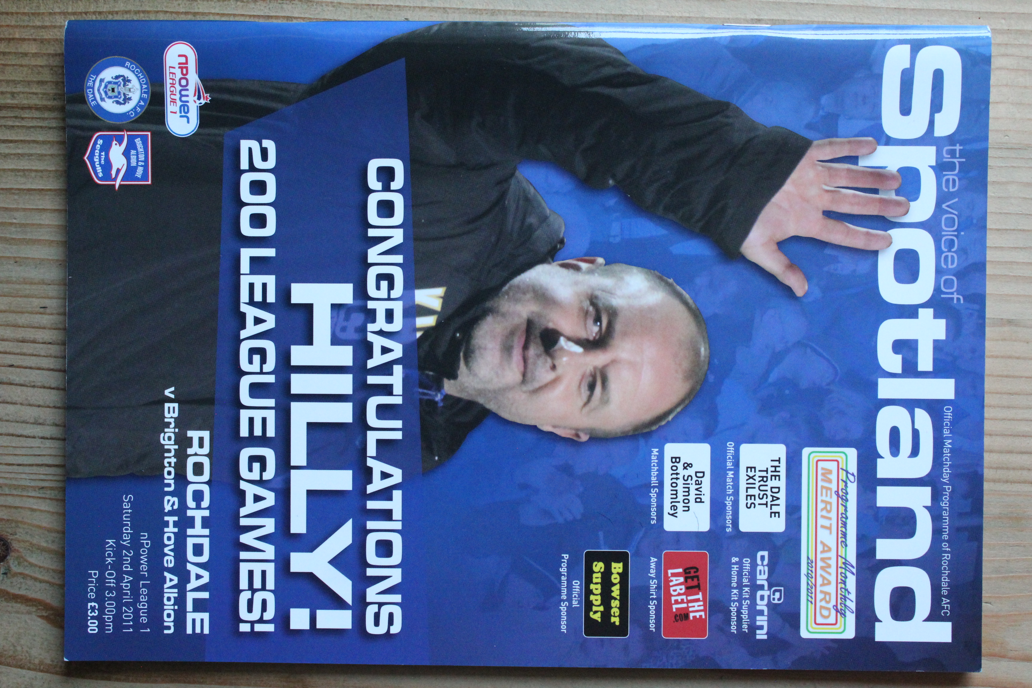 Rochdale FC v Brighton & Hove Albion FC