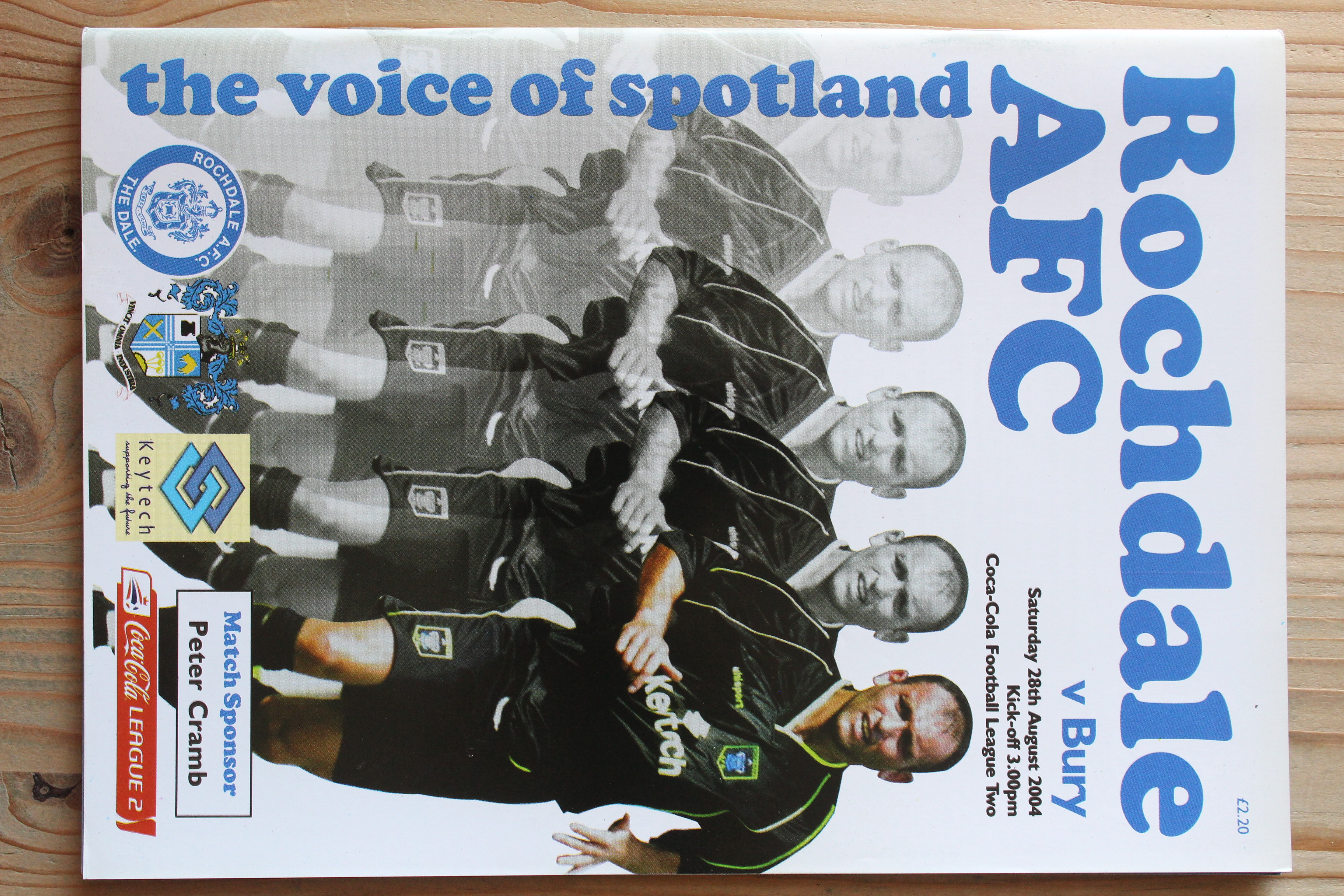 Rochdale FC v Bury FC