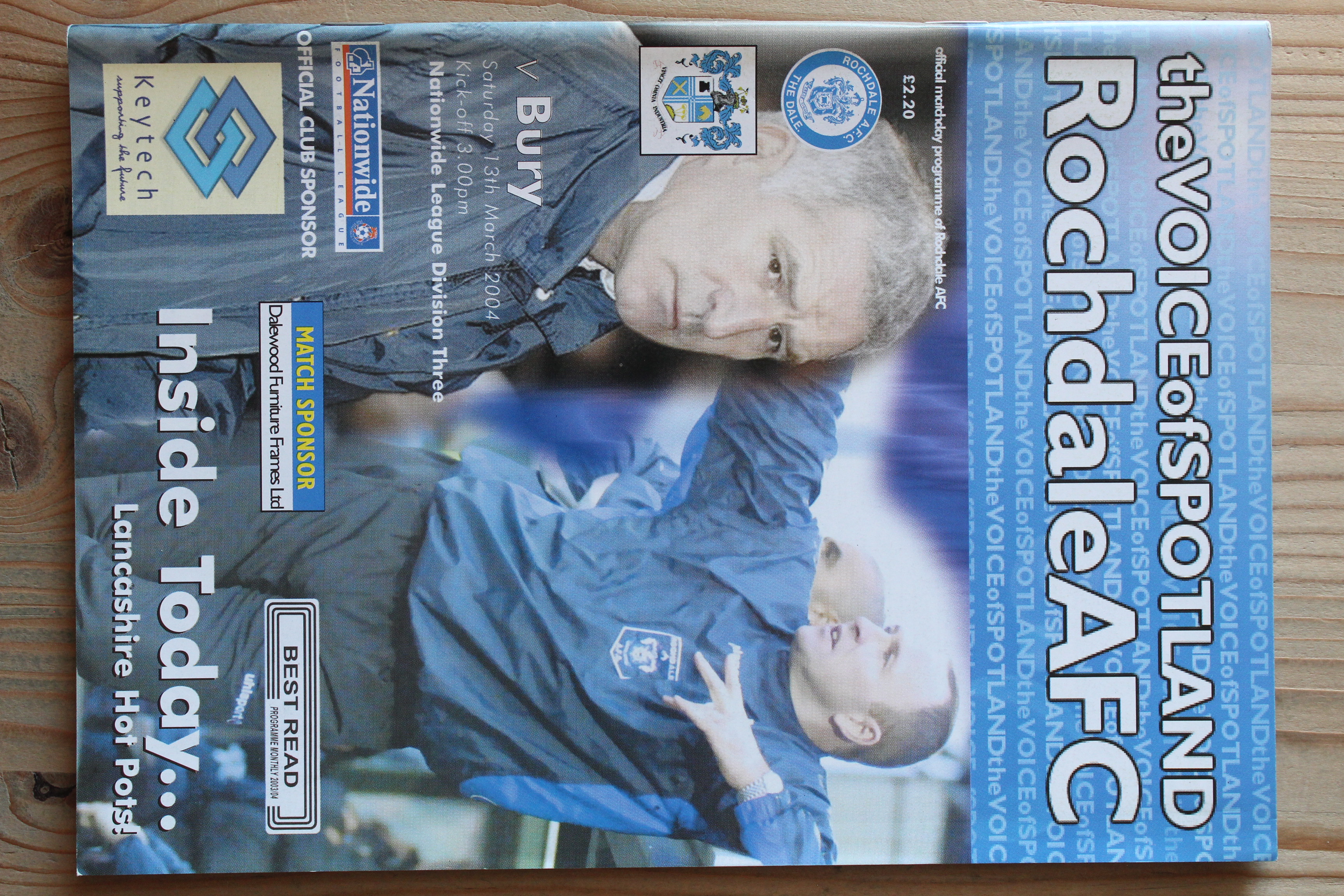 Rochdale FC v Bury FC