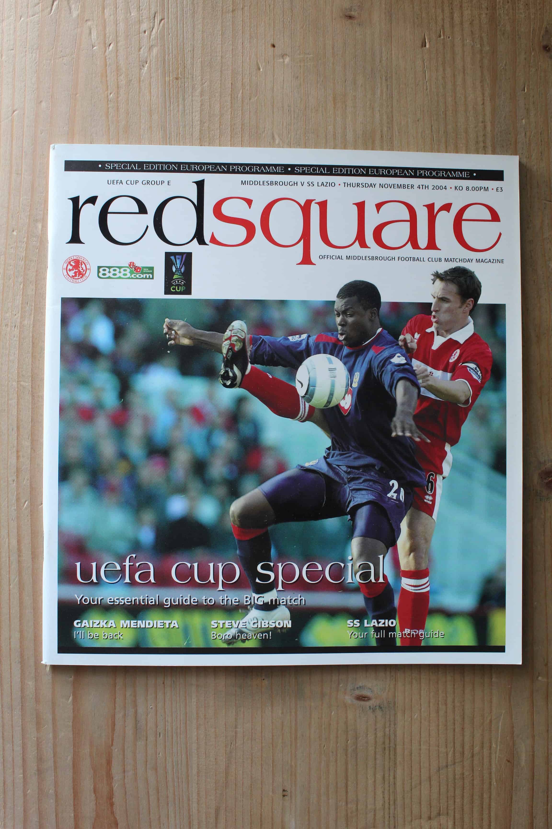 Middlesbrough FC v Lazio SS