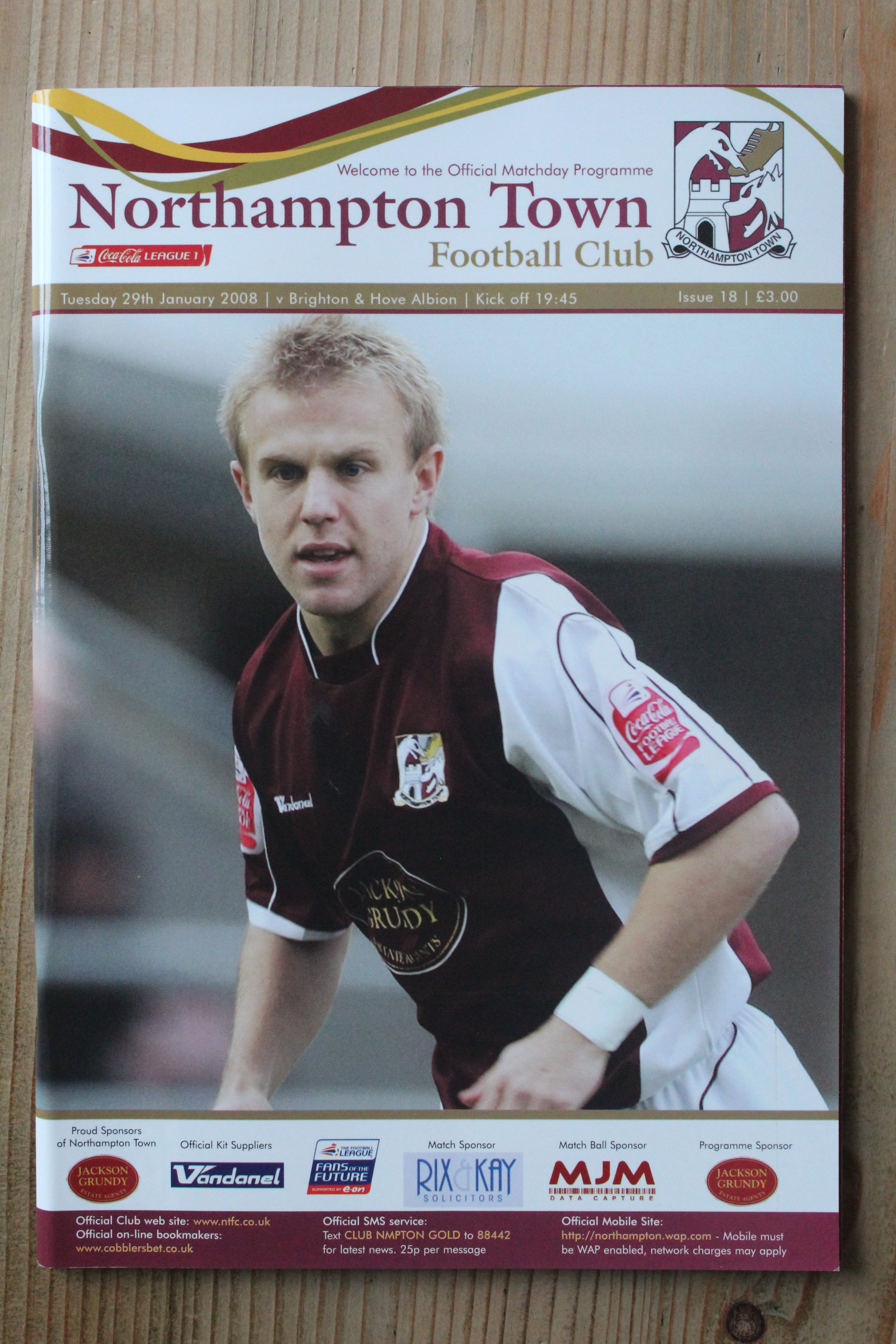 Northampton Town FC v Brighton & Hove Albion FC