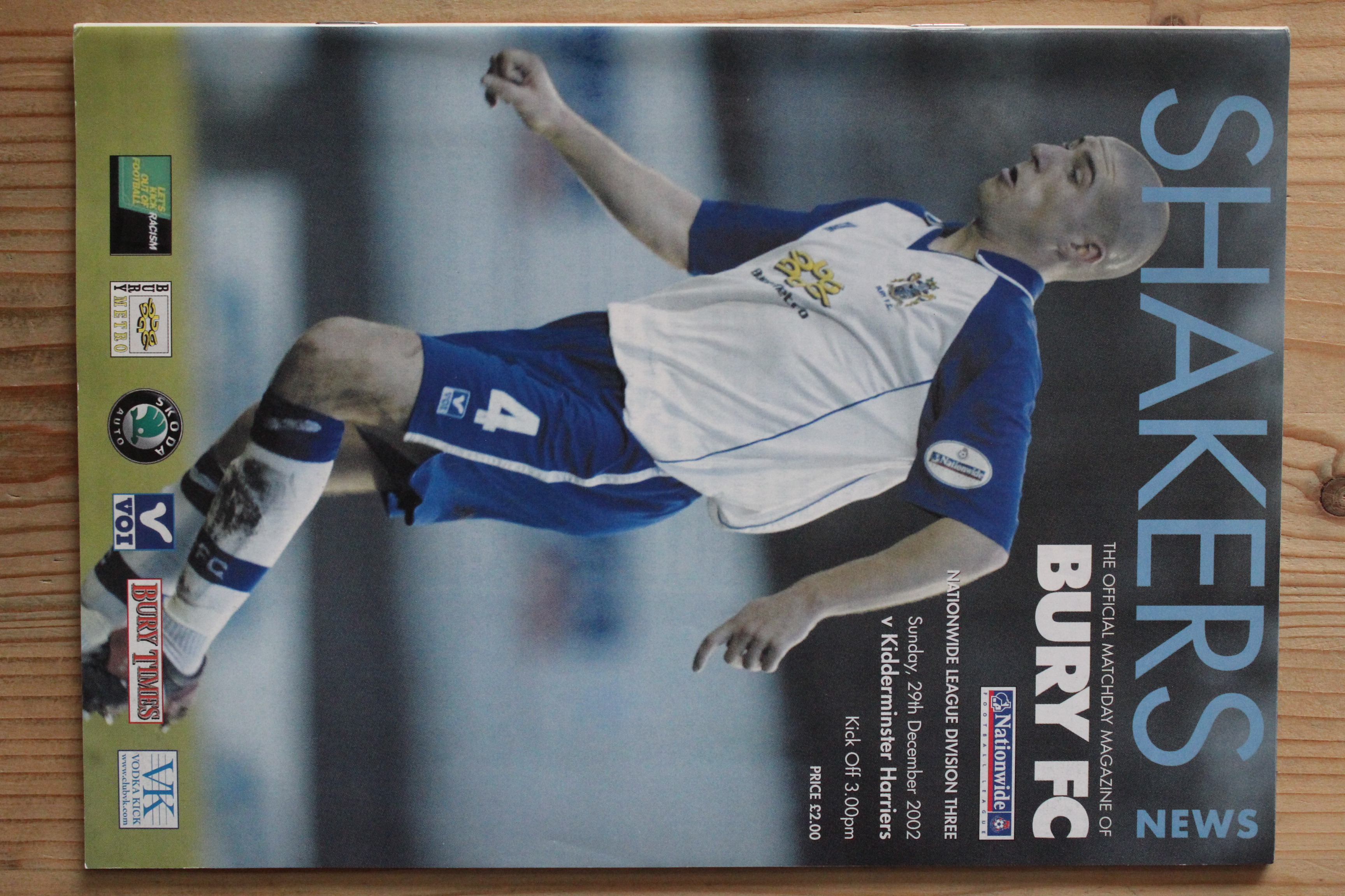 Bury FC v Kidderminister Harriers