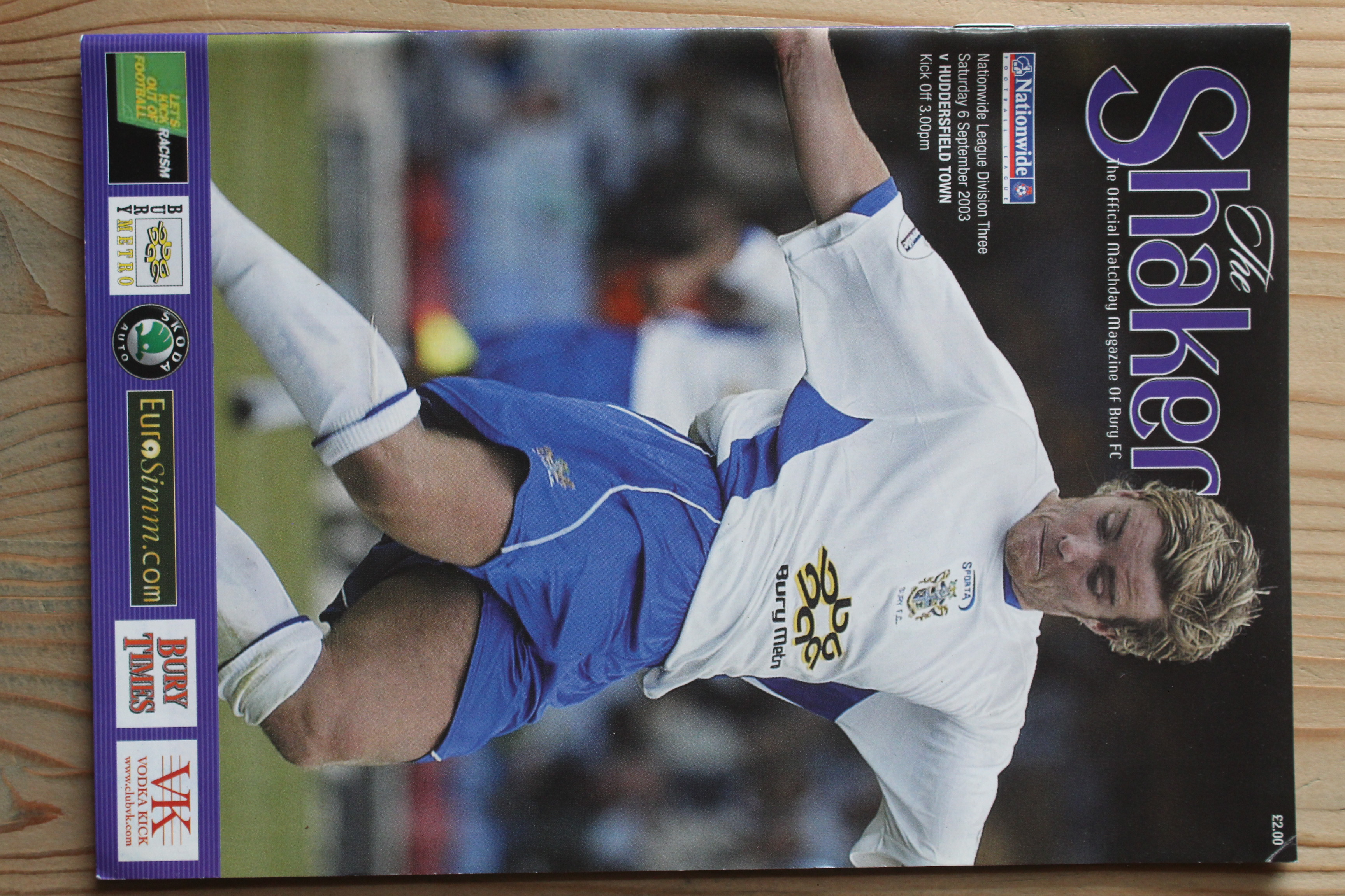 Bury FC v Huddersfield Town FC