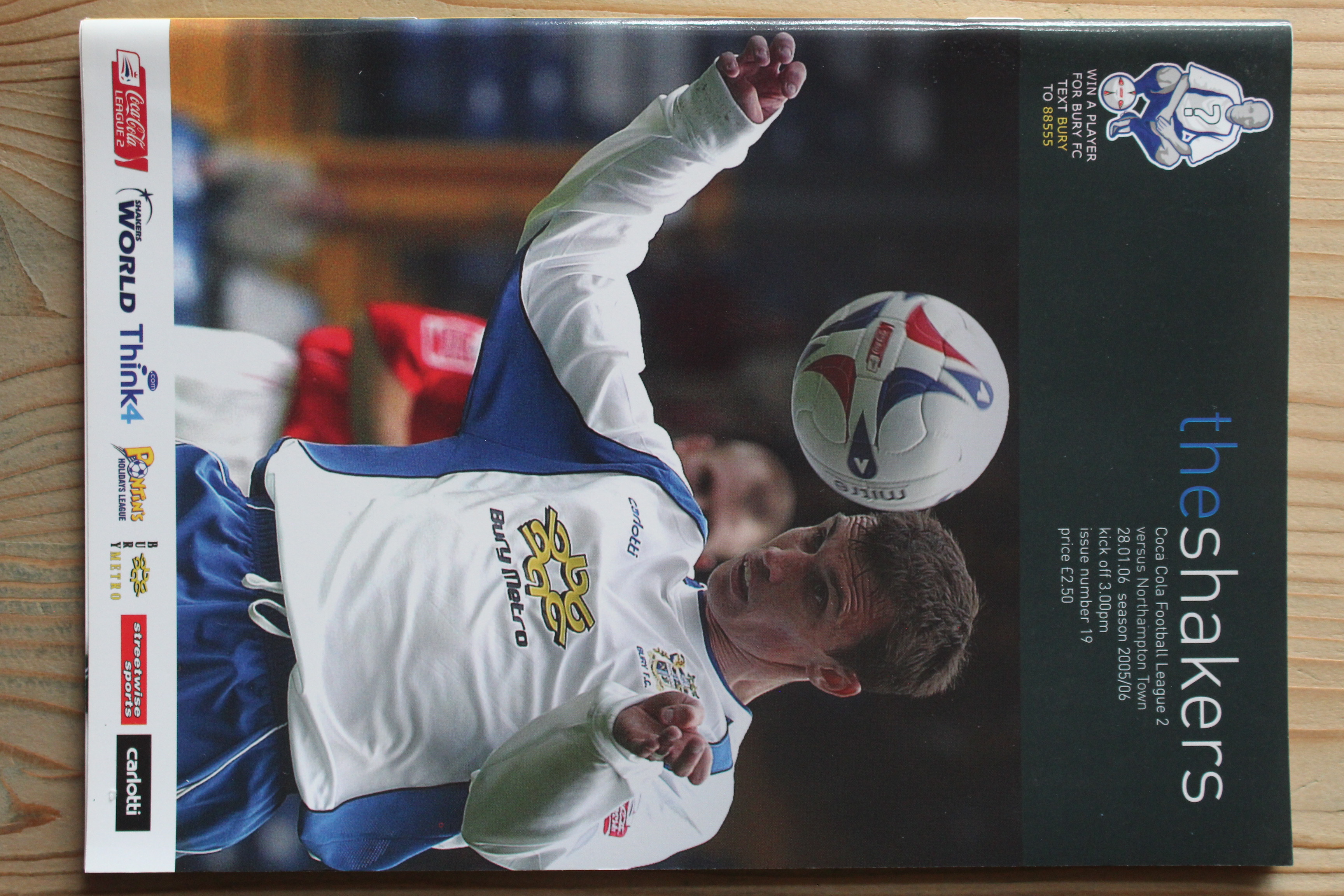 Bury FC v Northampton Town FC