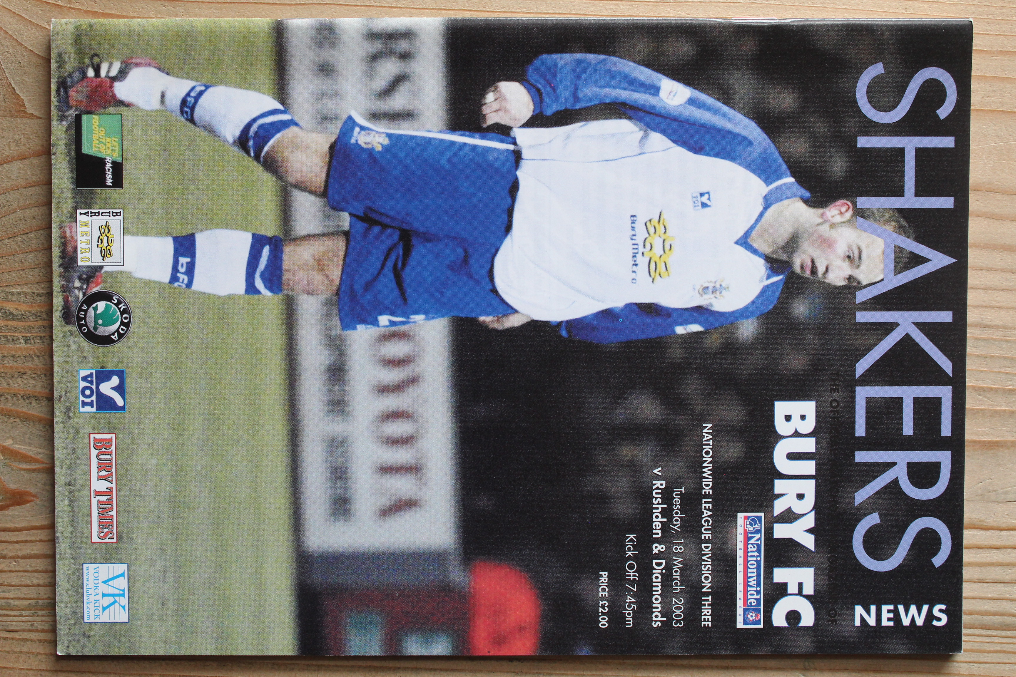 Bury FC v Rushden & Diamonds