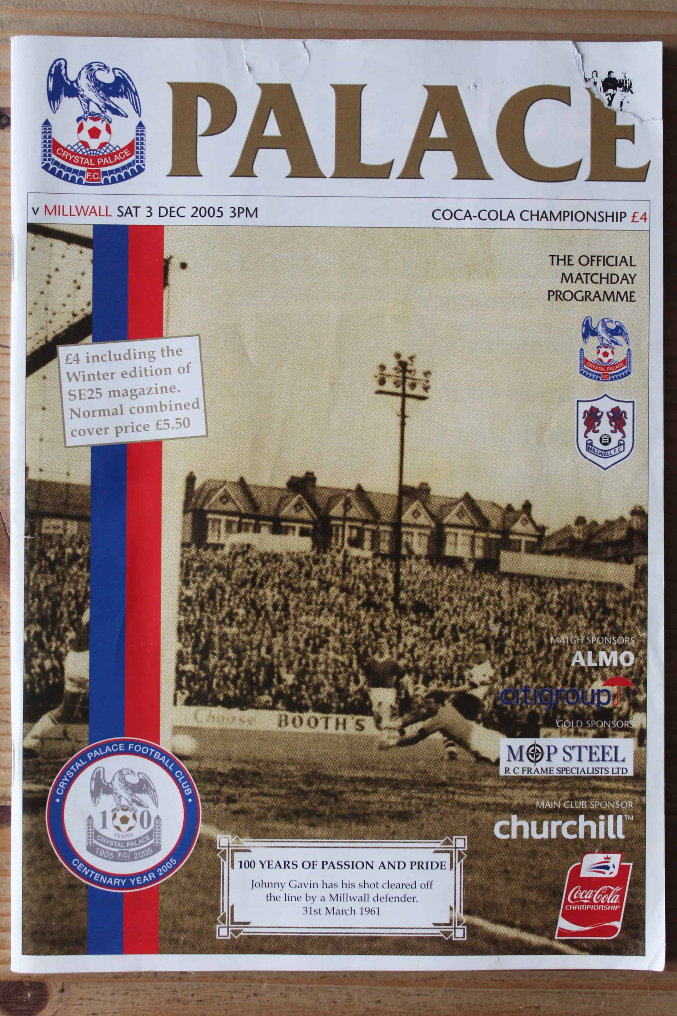 Crystal Palace FC v Millwall FC