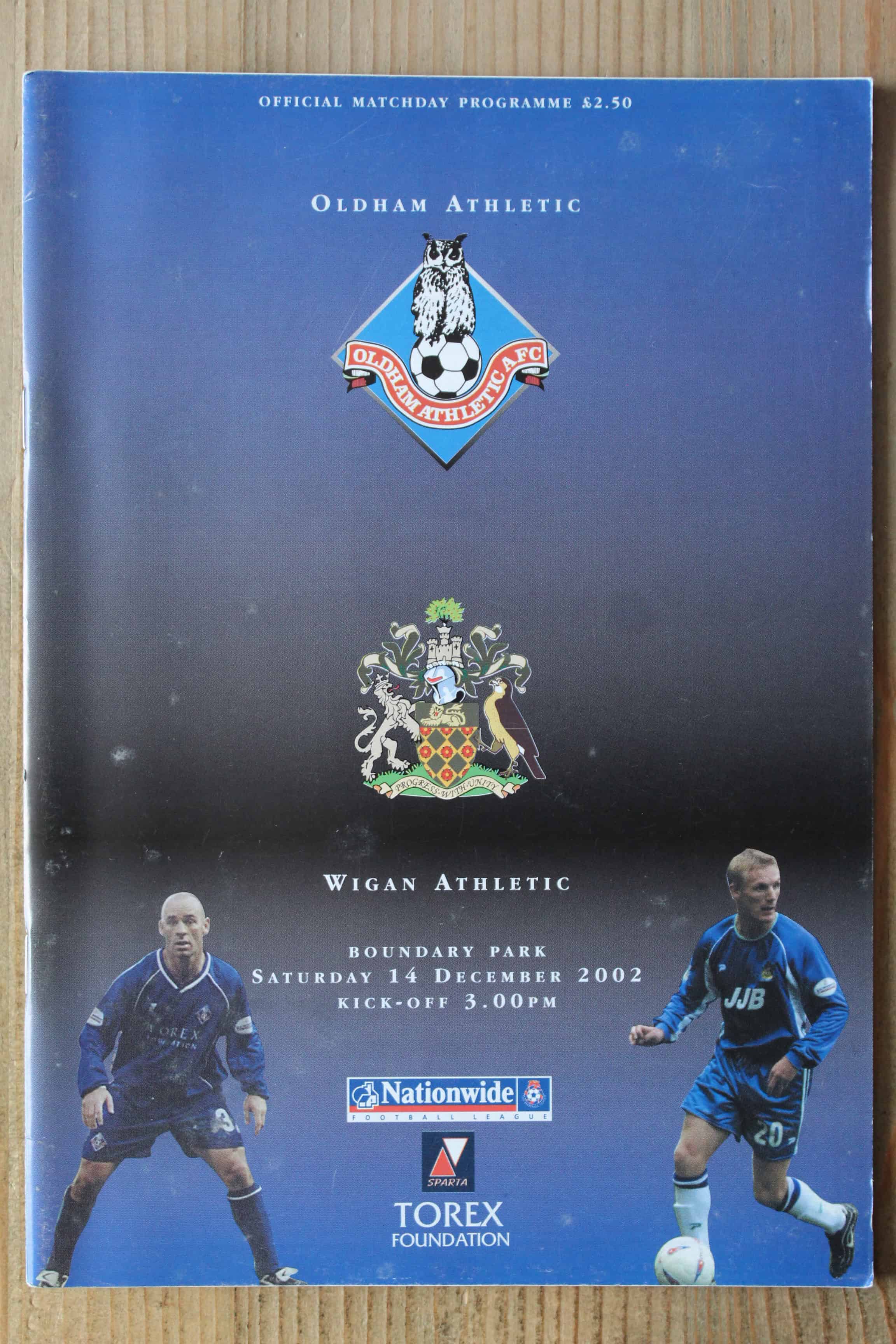 Oldham Athletic FC v Wigan Athletic FC