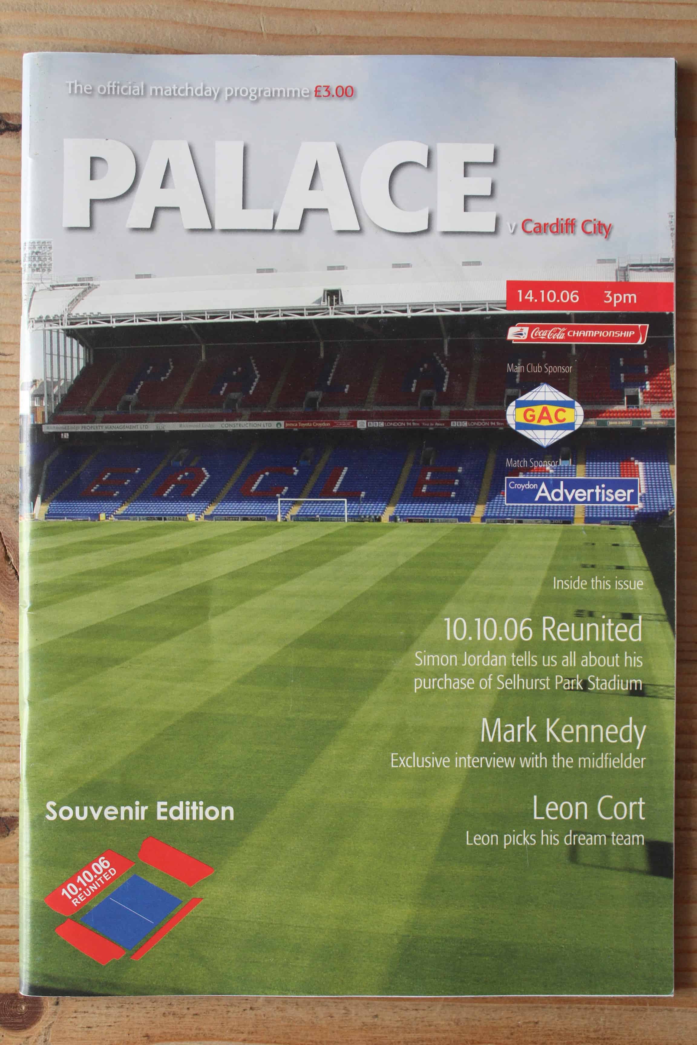 Crystal Palace FC v Cardiff City FC