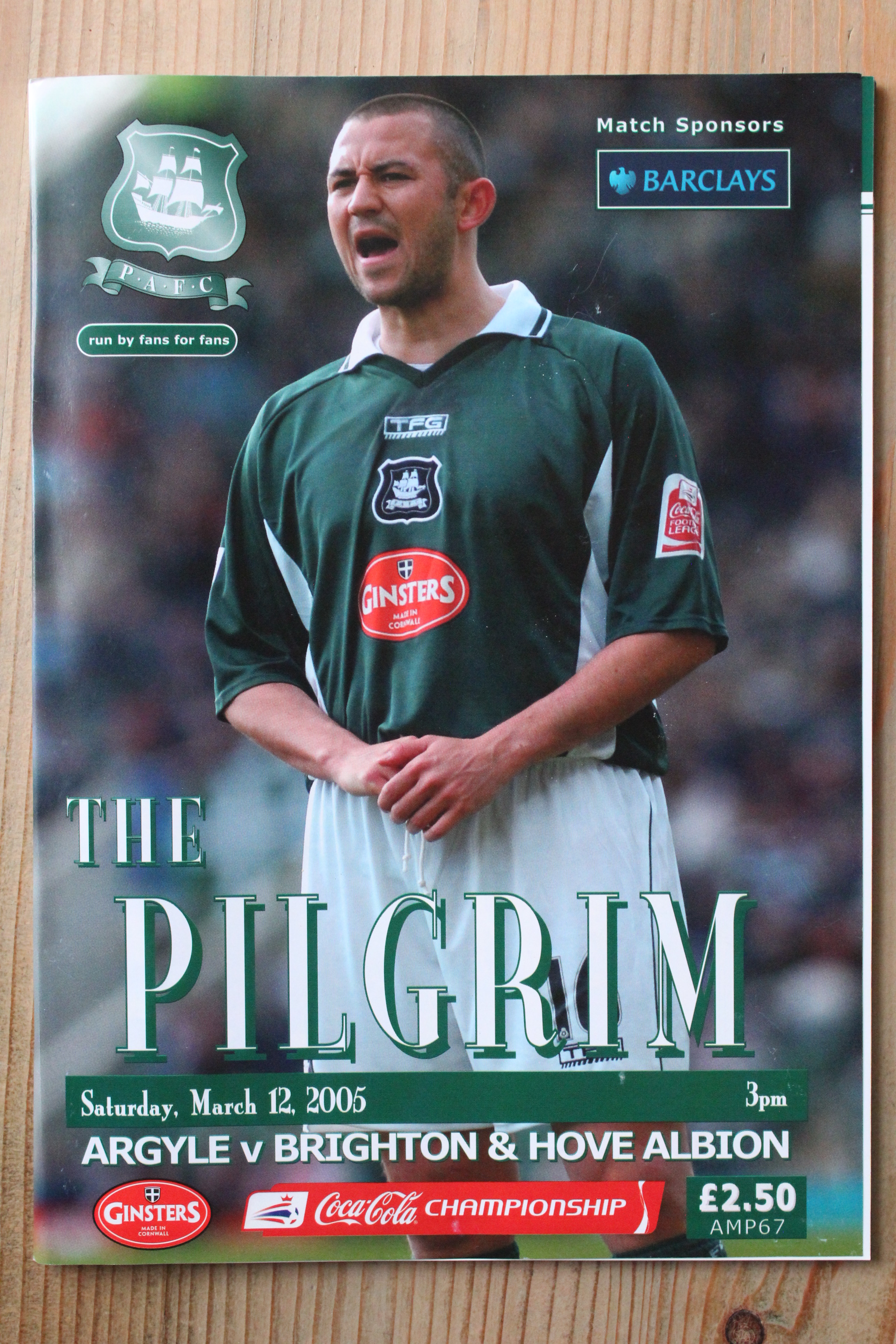 Plymouth Argyle FC v Brighton & Hove Albion FC