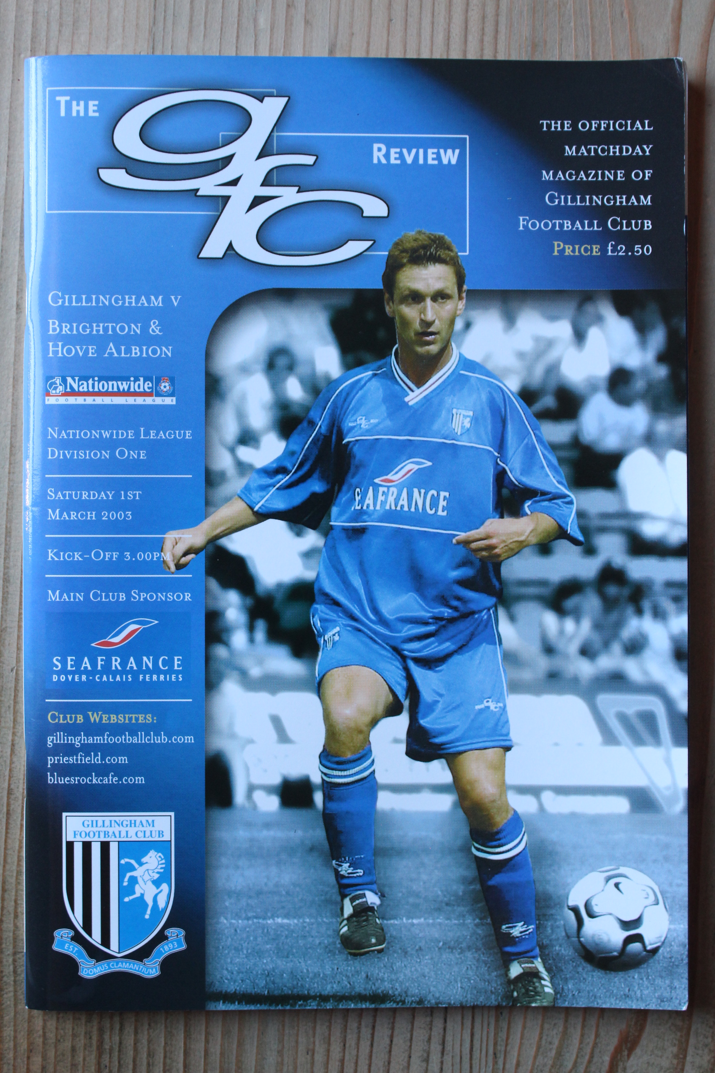 Gillingham FC v Brighton & Hove Albion FC