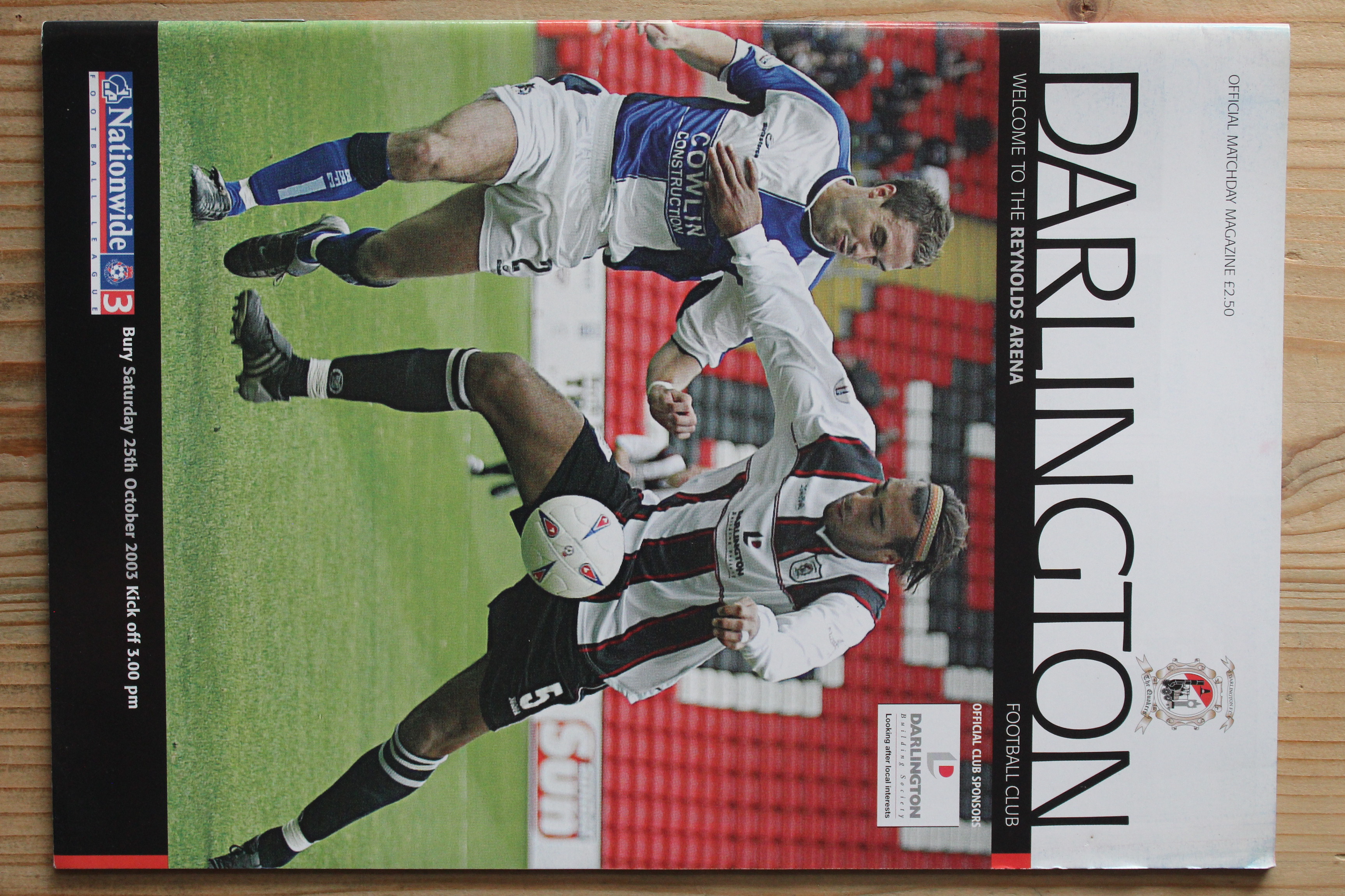 Darlington FC v Bury FC