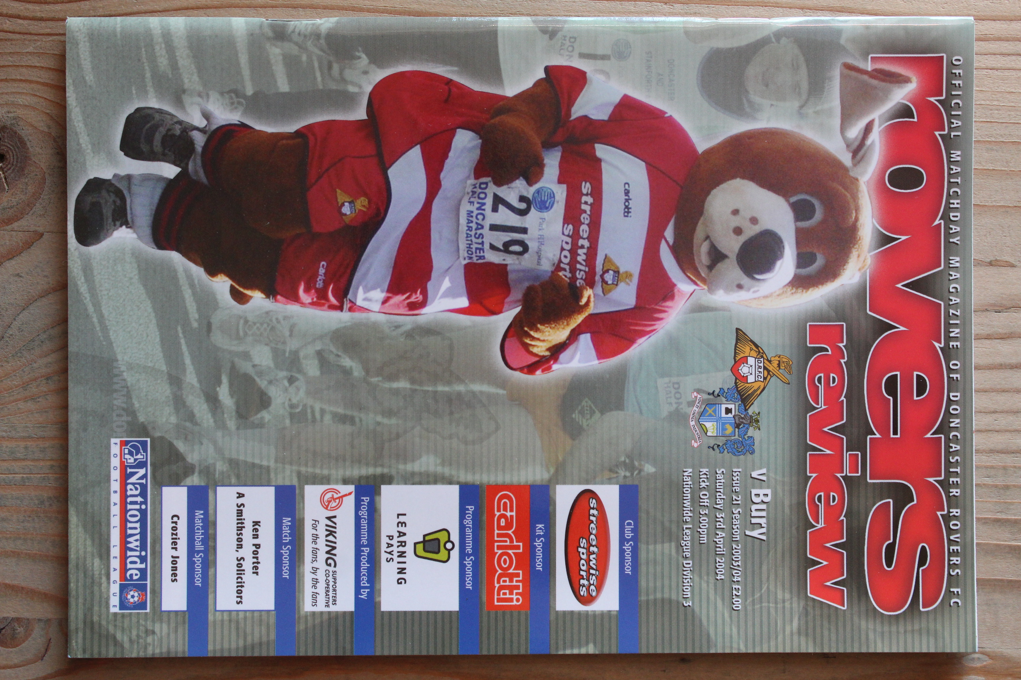 Doncaster Rovers FC v Bury FC