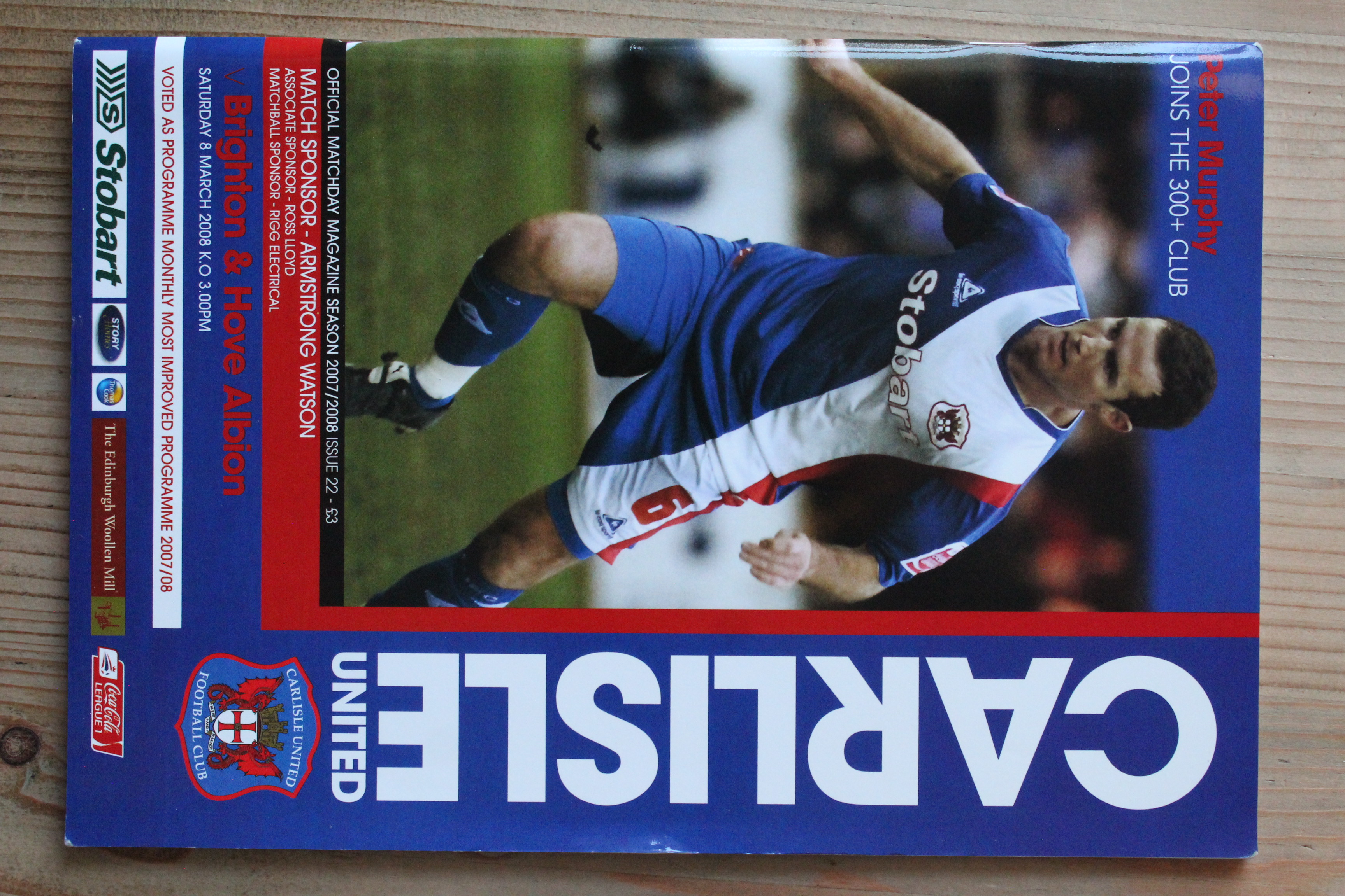 Carlisle United FC v Brighton & Hove Albion FC