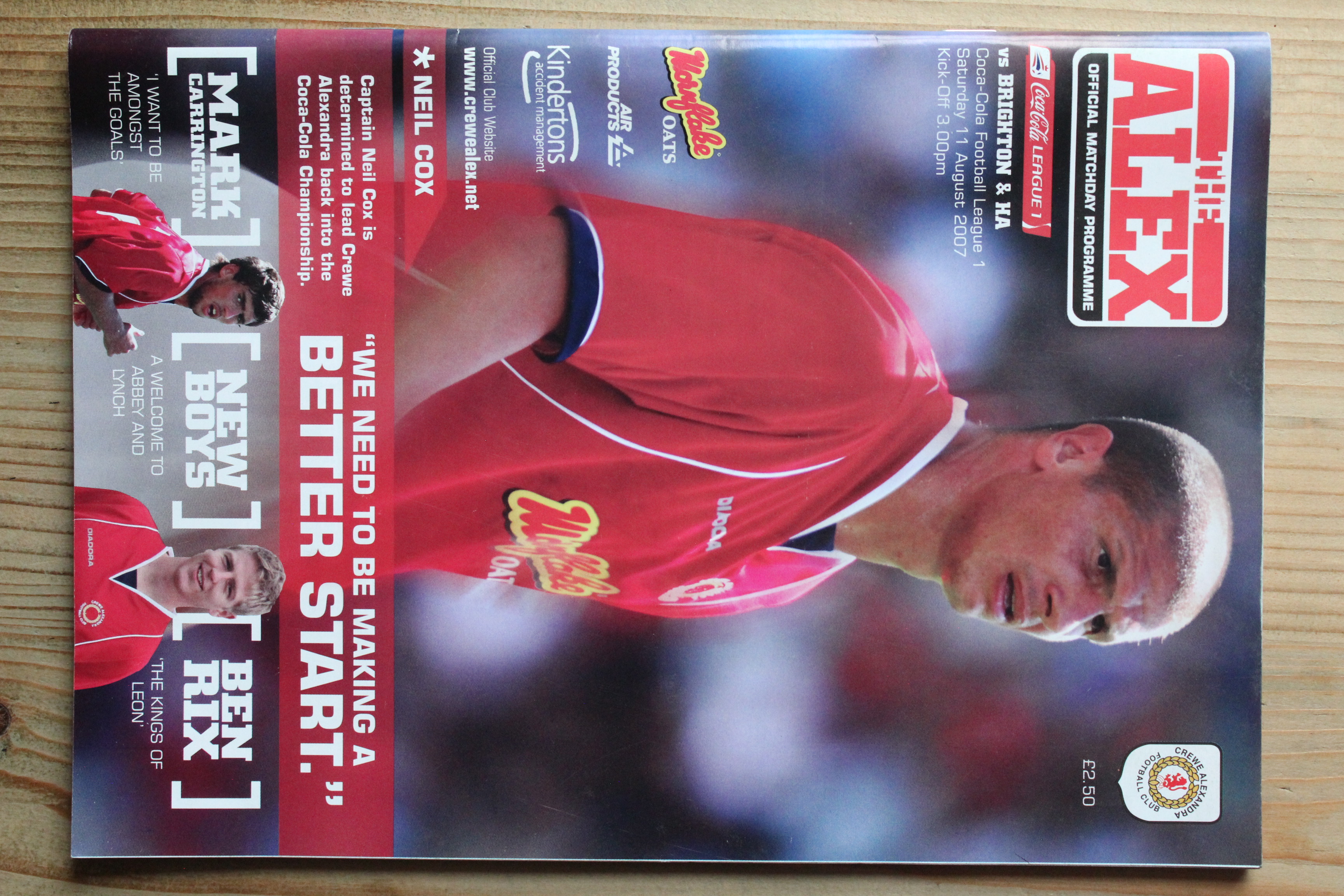 Crewe Alexandra FC v Brighton & Hove Albion FC