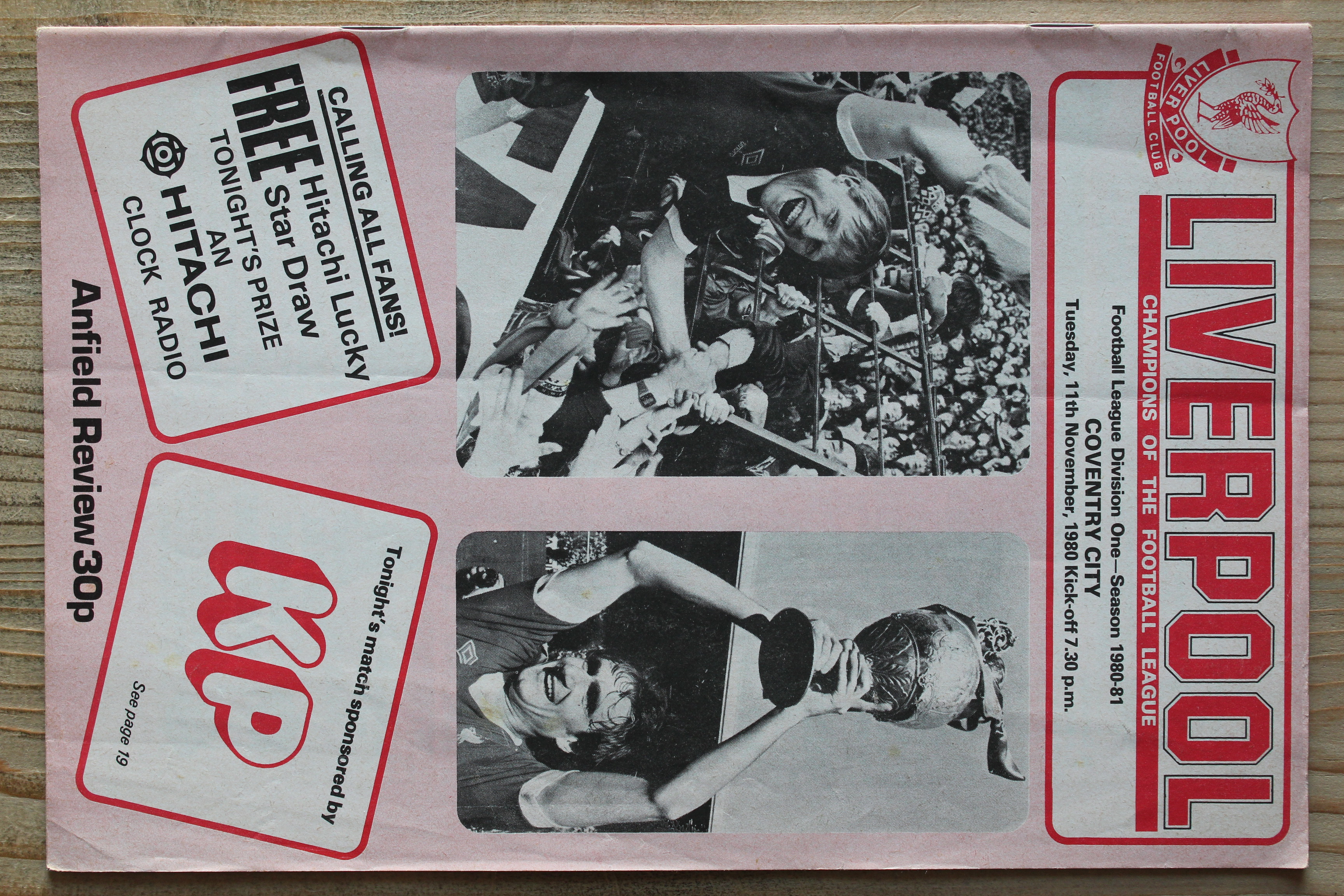 Liverpool FC v Coventry City FC