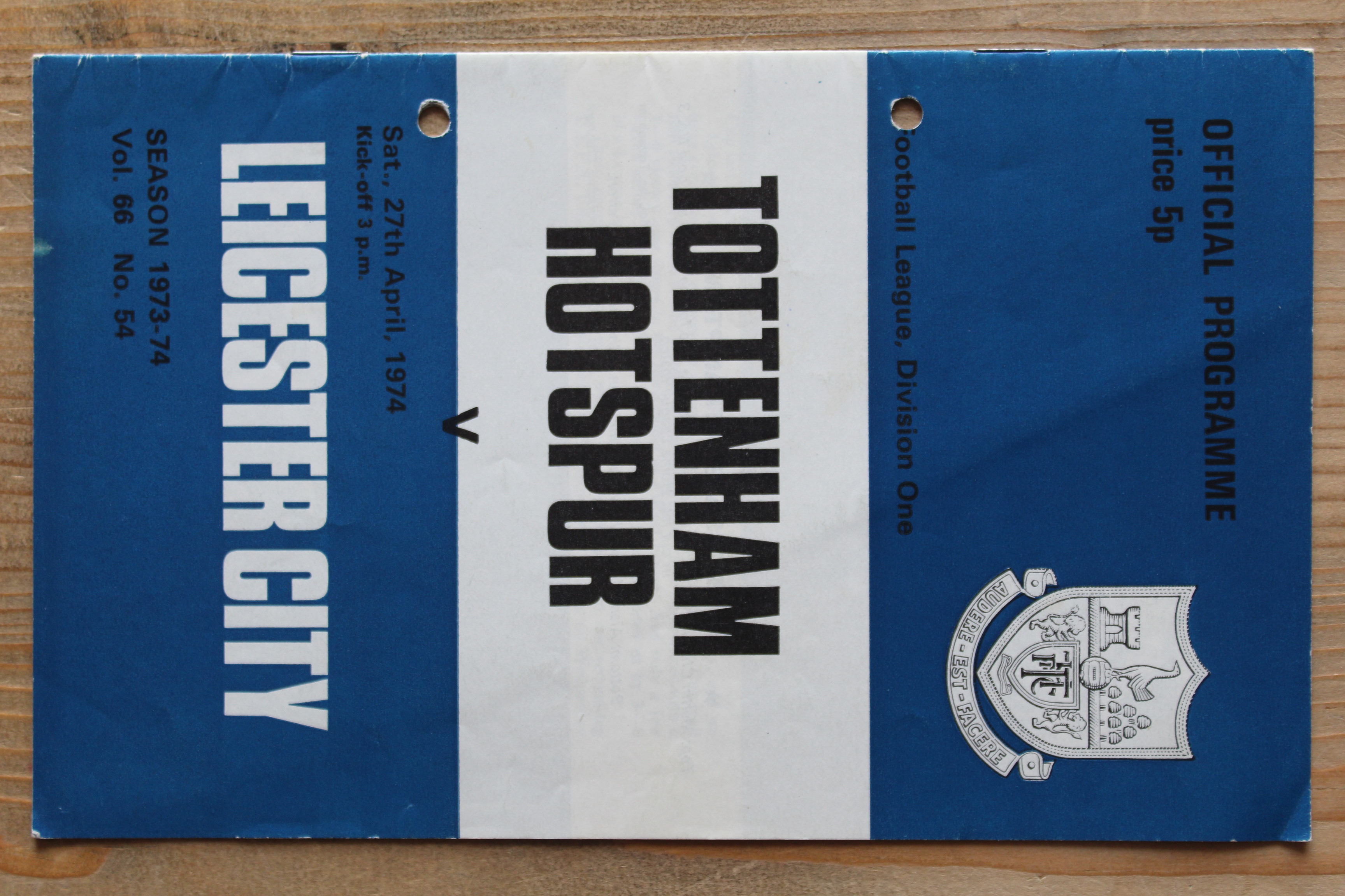 Tottenham Hotspur FC v Leicester City FC