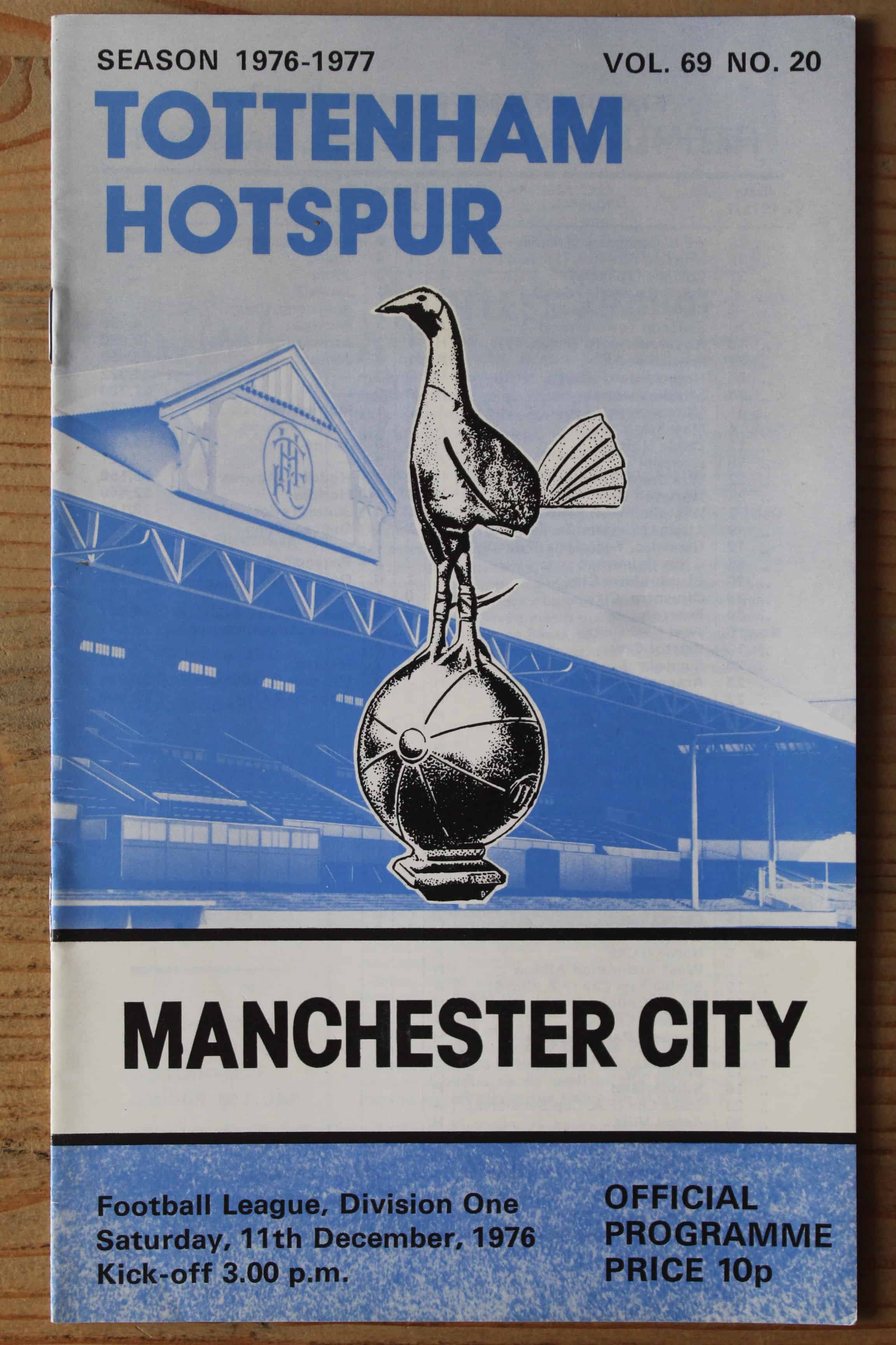 Tottenham Hotspur FC v Manchester City FC