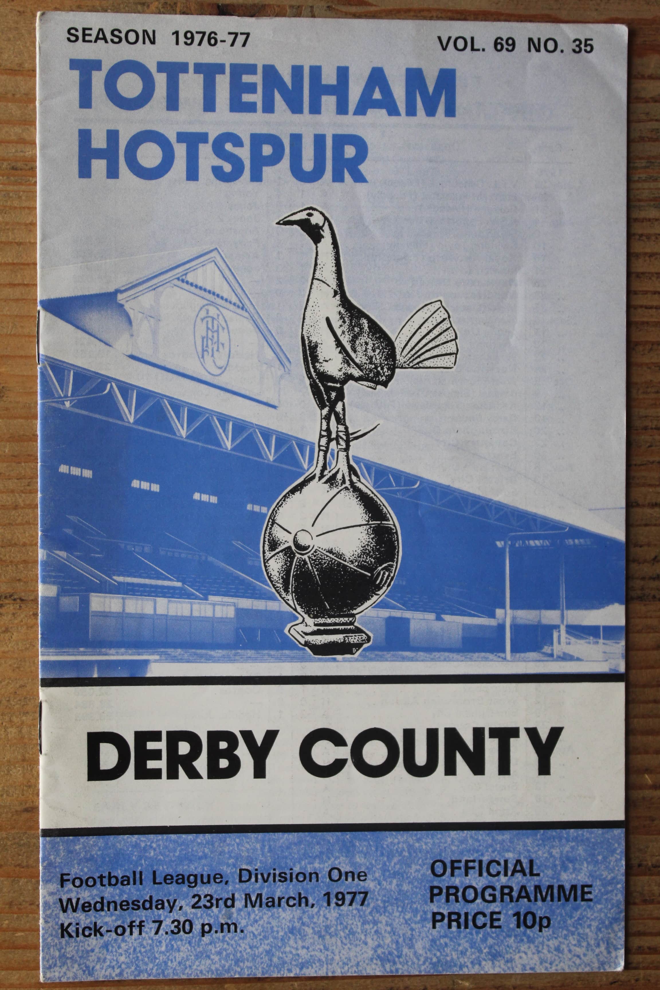 Tottenham Hotspur FC v Derby County FC