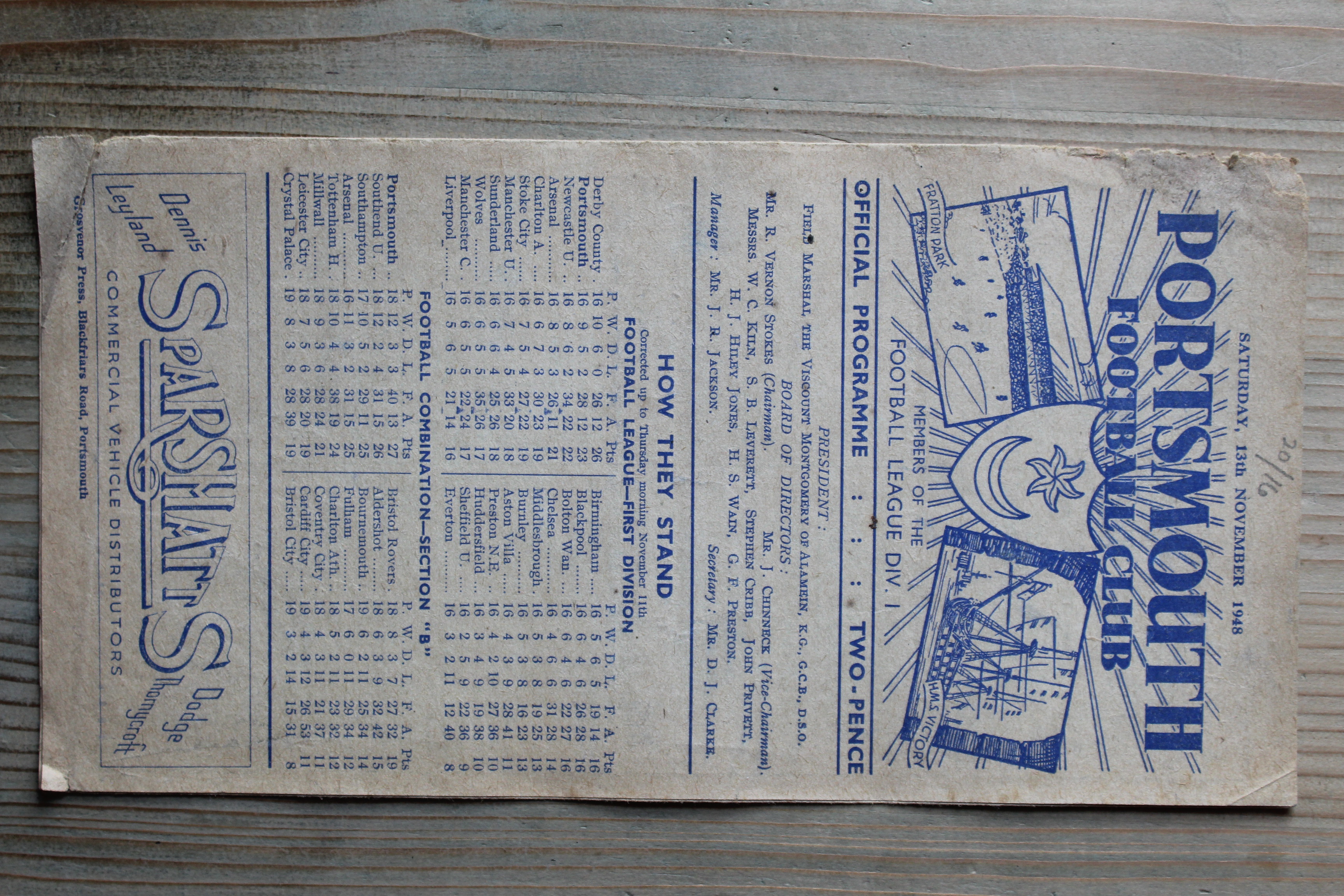 Portsmouth FC v Blackpool FC