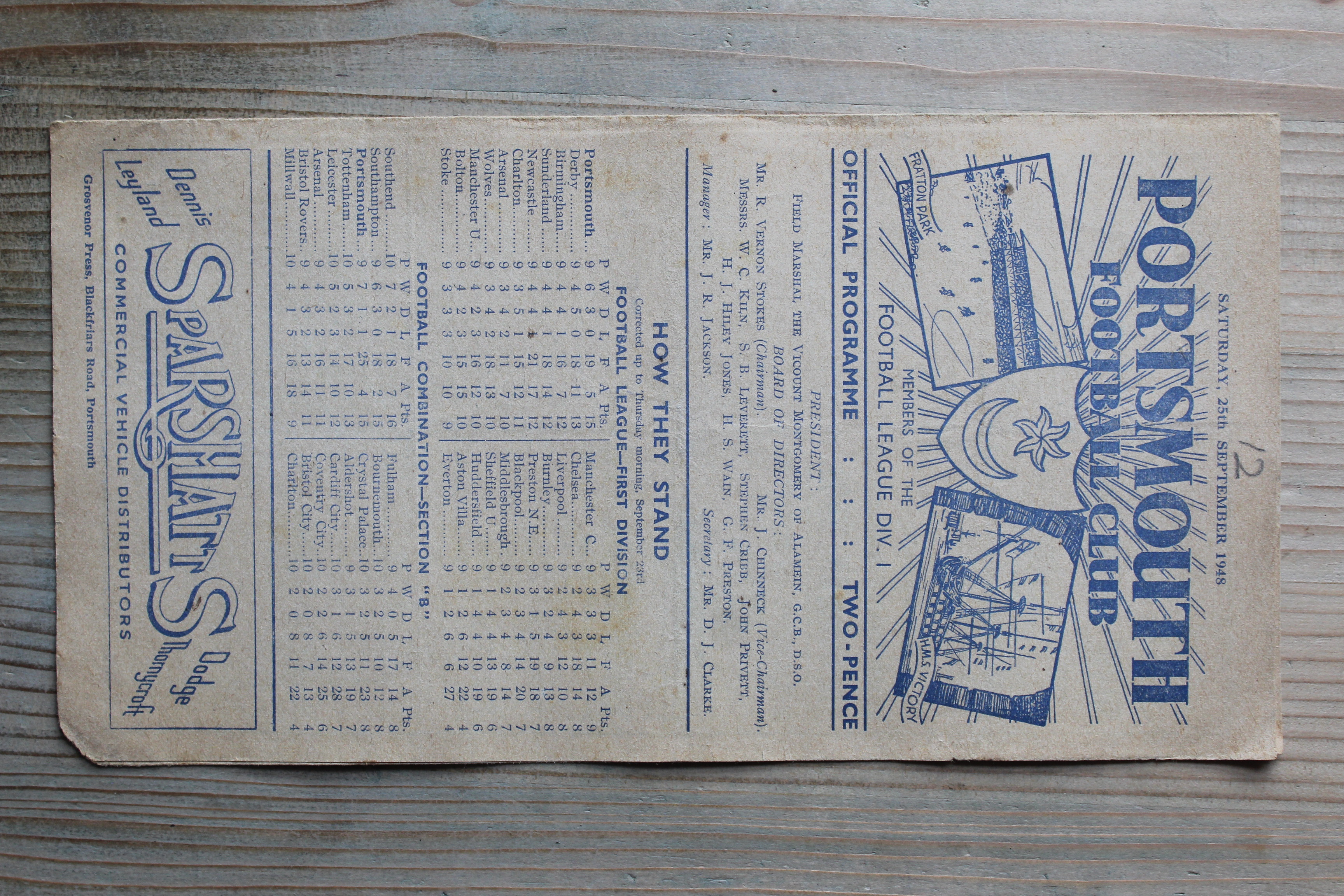 Portsmouth FC v Sheffield United FC