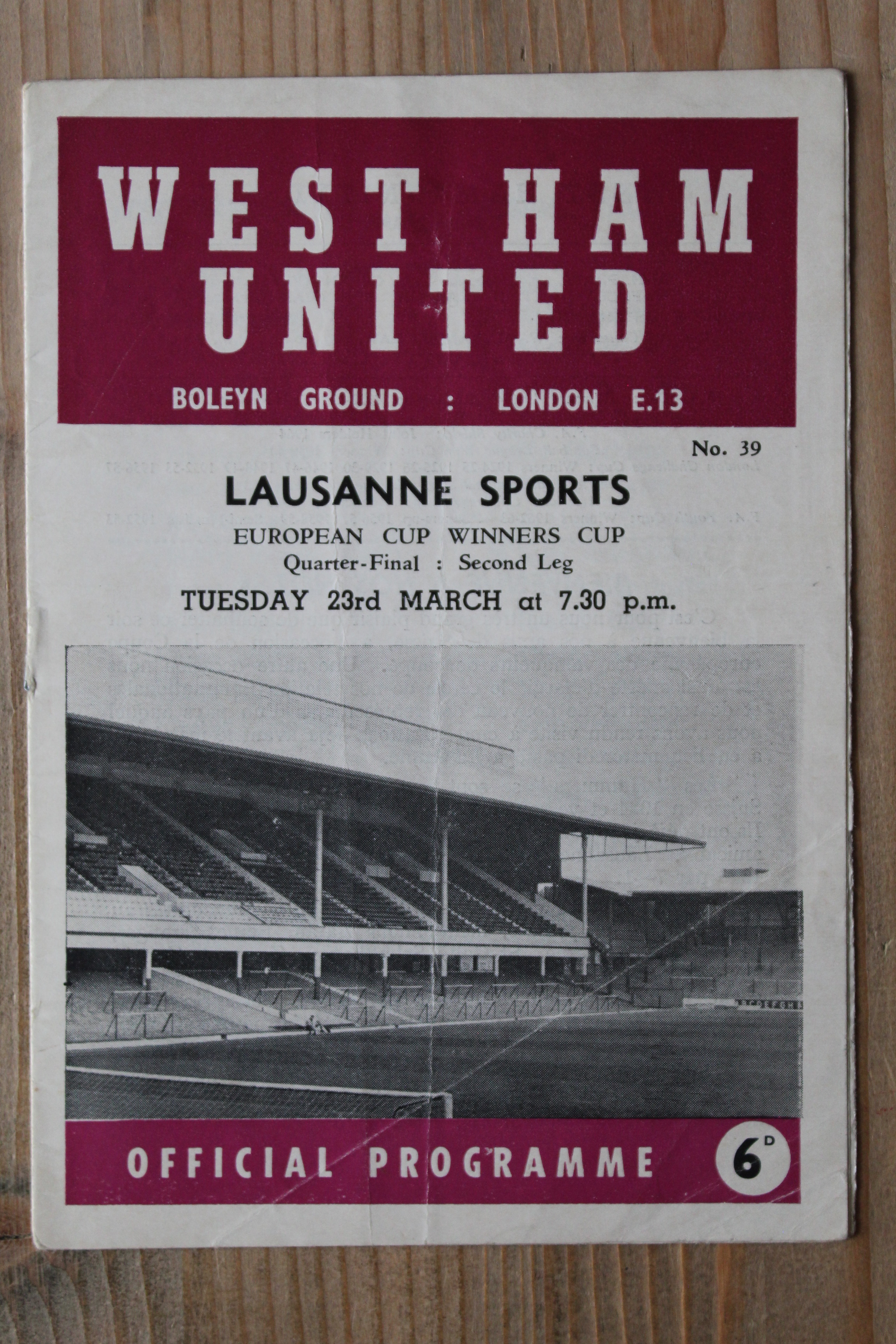West Ham United FC v Lausanne Sport