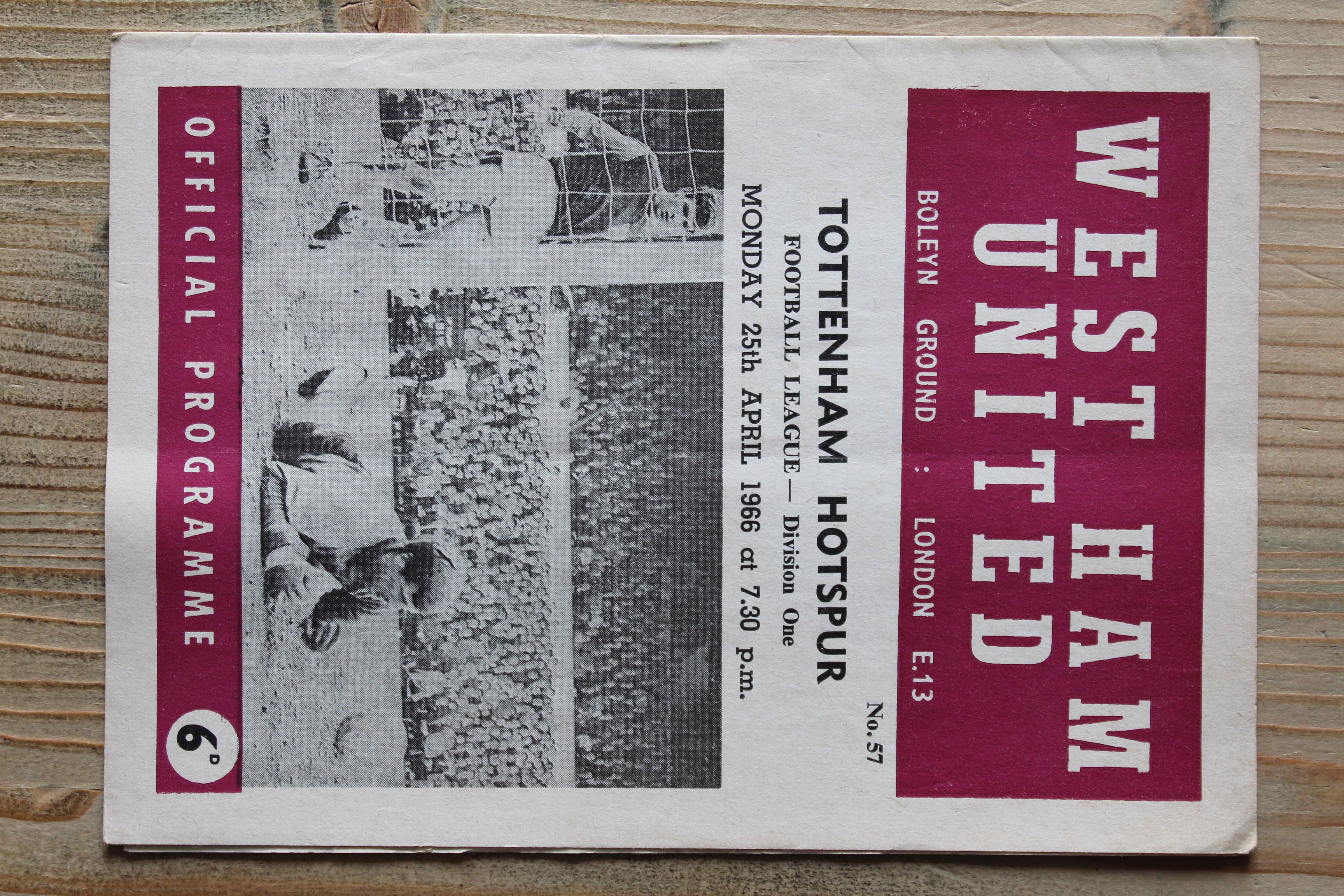 West Ham United FC v Tottenham Hotspur FC