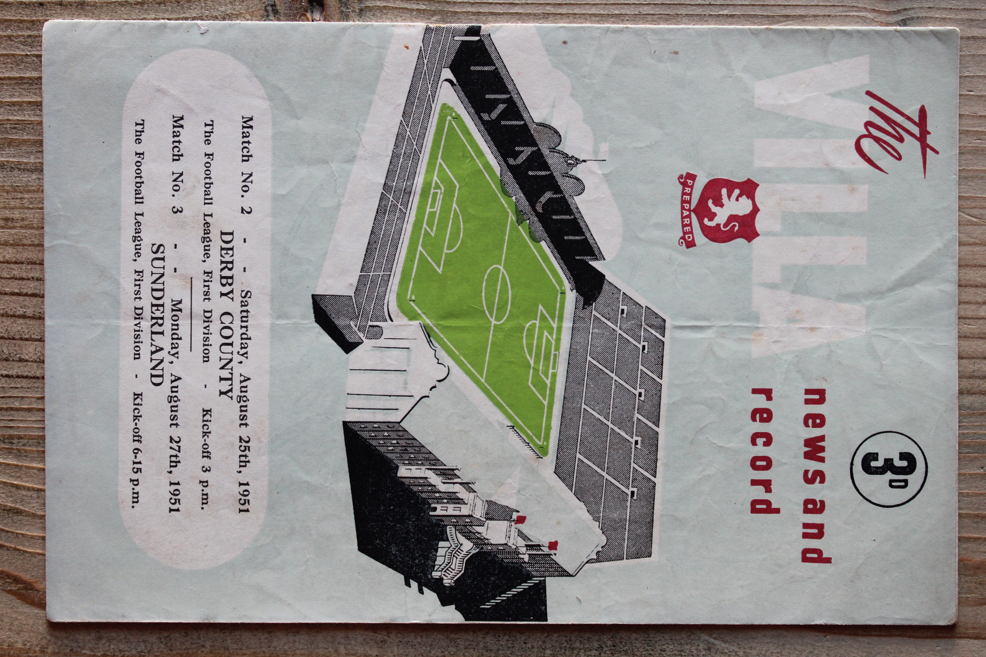 Aston Villa FC v Derby County FC