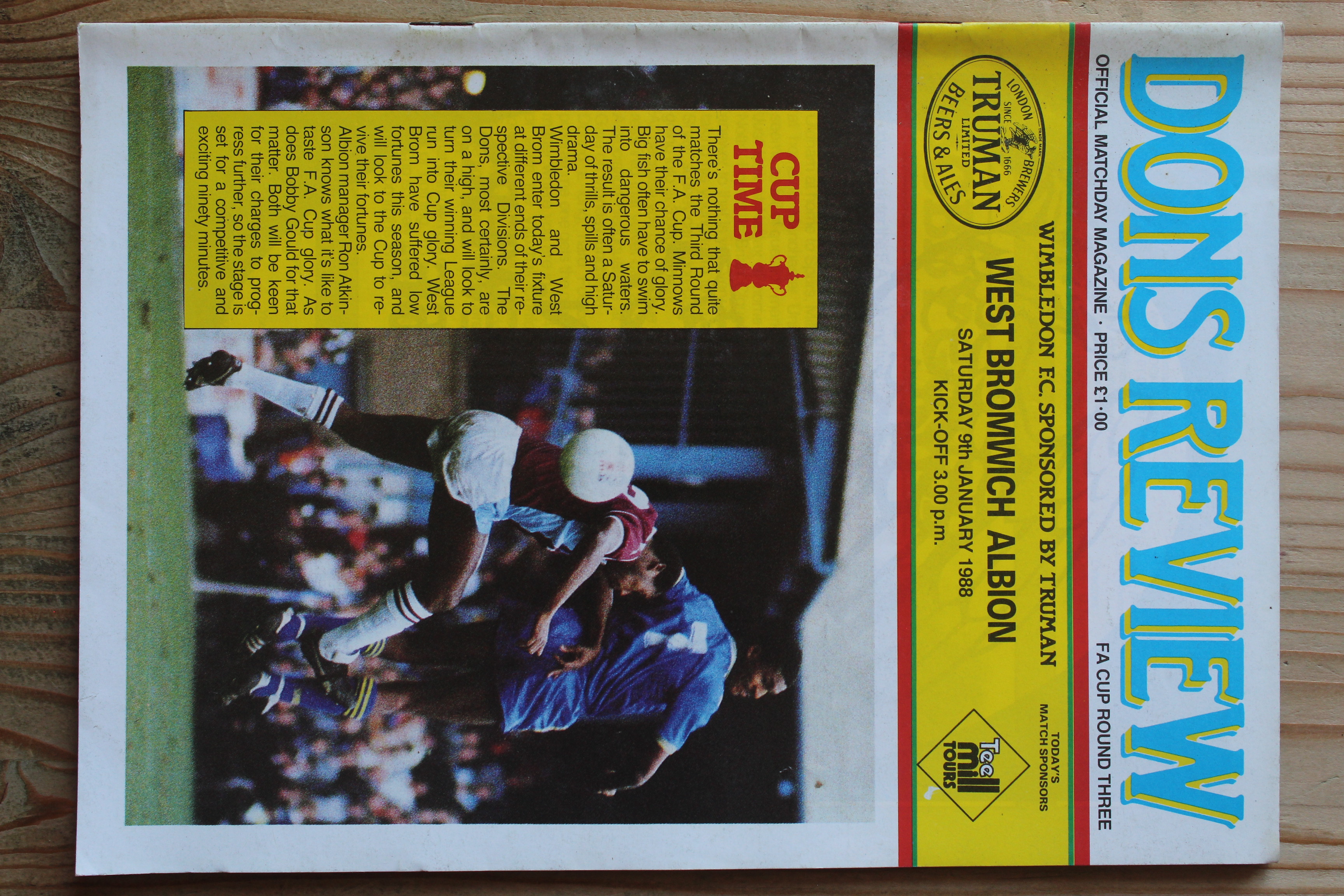 Wimbledon v West Bromwich Albion FC 