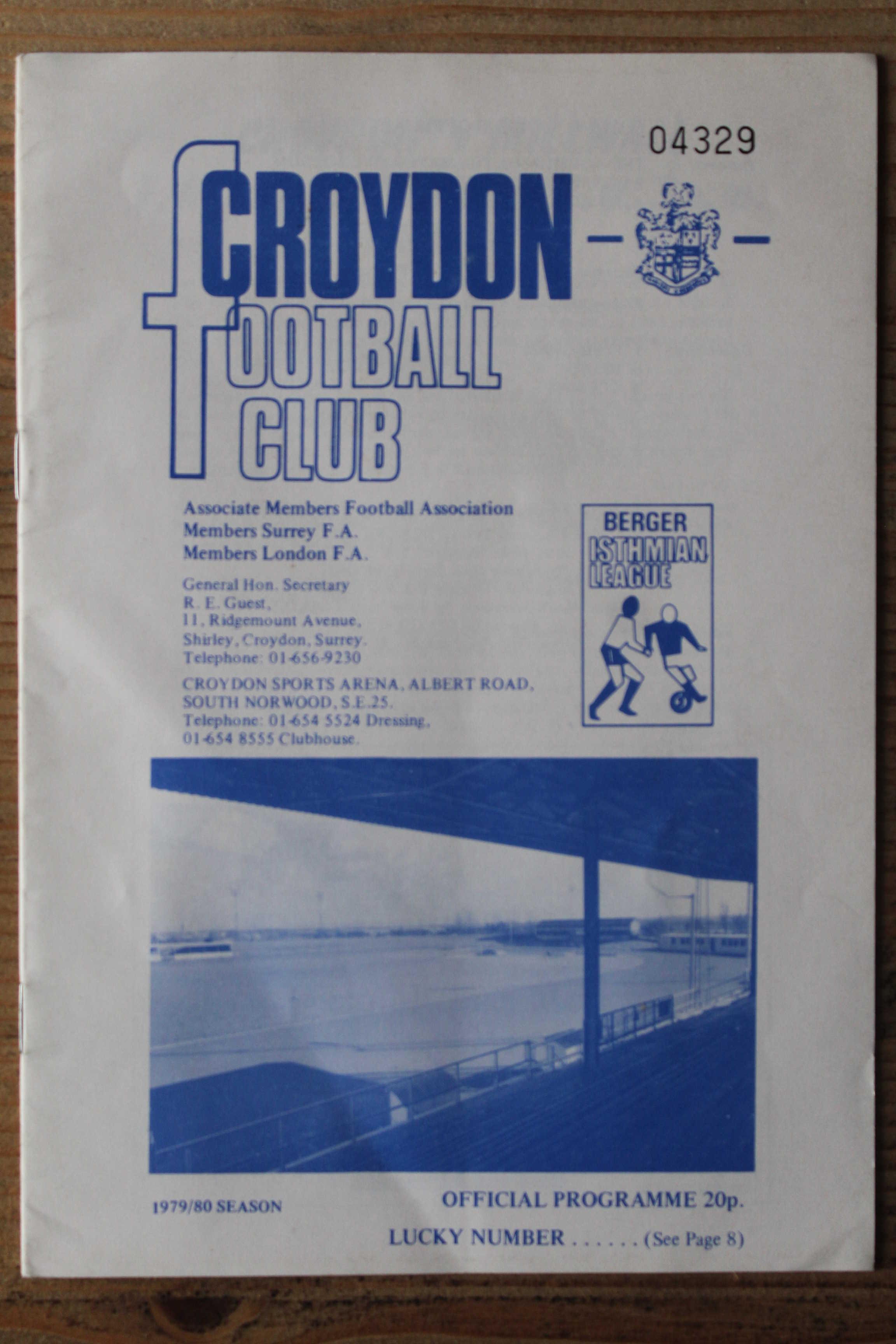 Croydon v Millwall FC