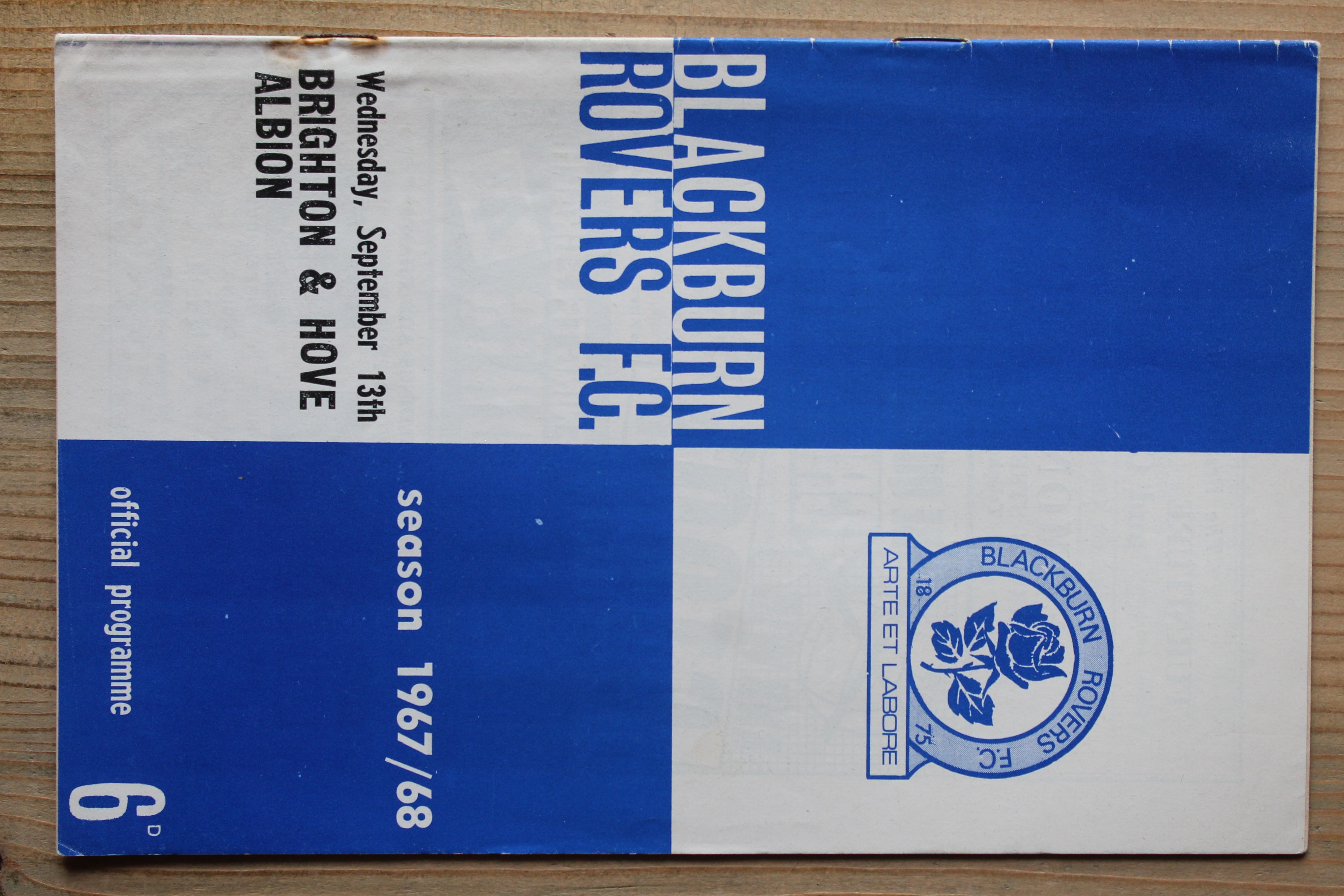 Blackburn Rovers FC v Brighton & Hove Albion FC