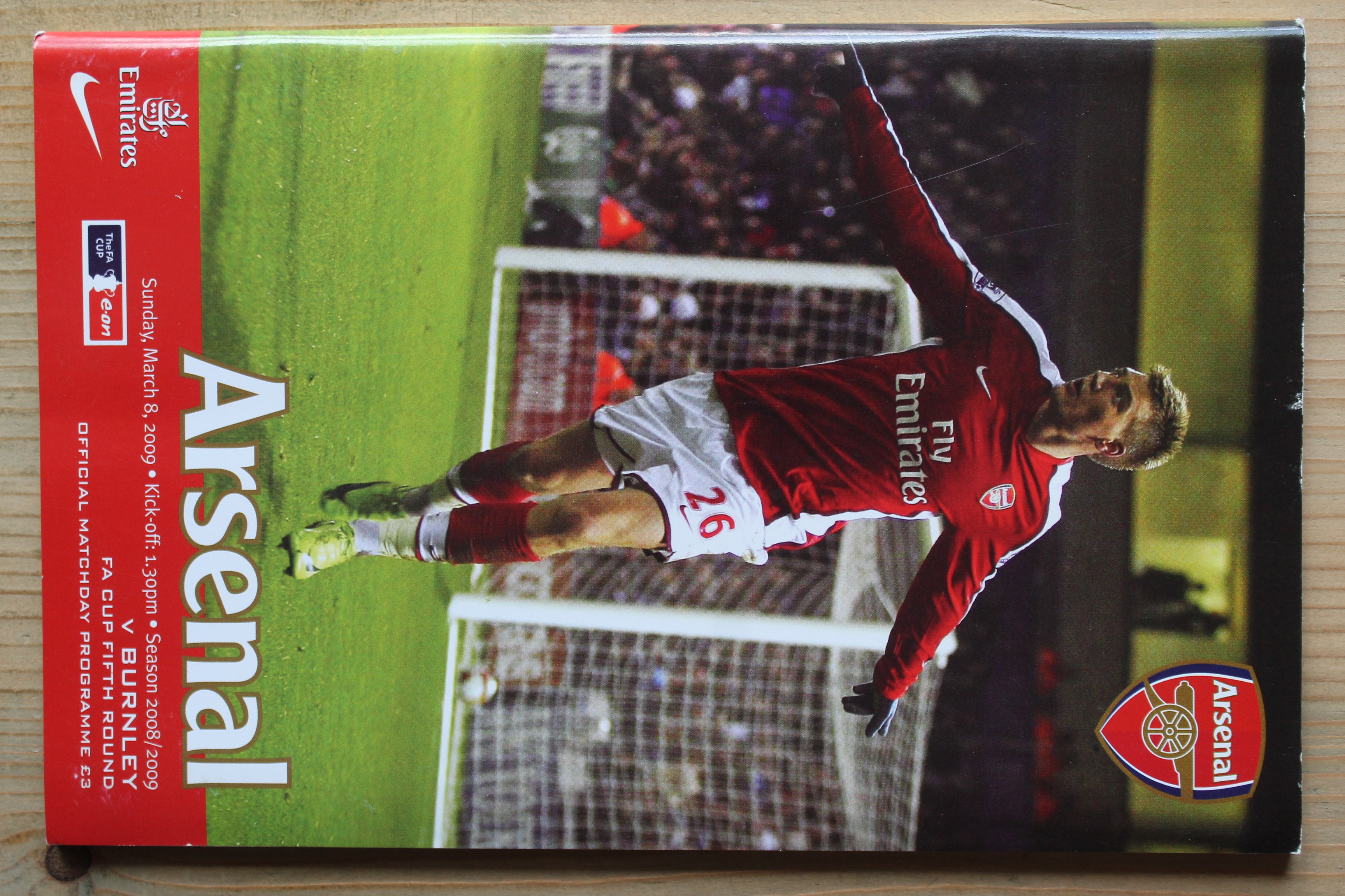 Arsenal FC v Burnley FC