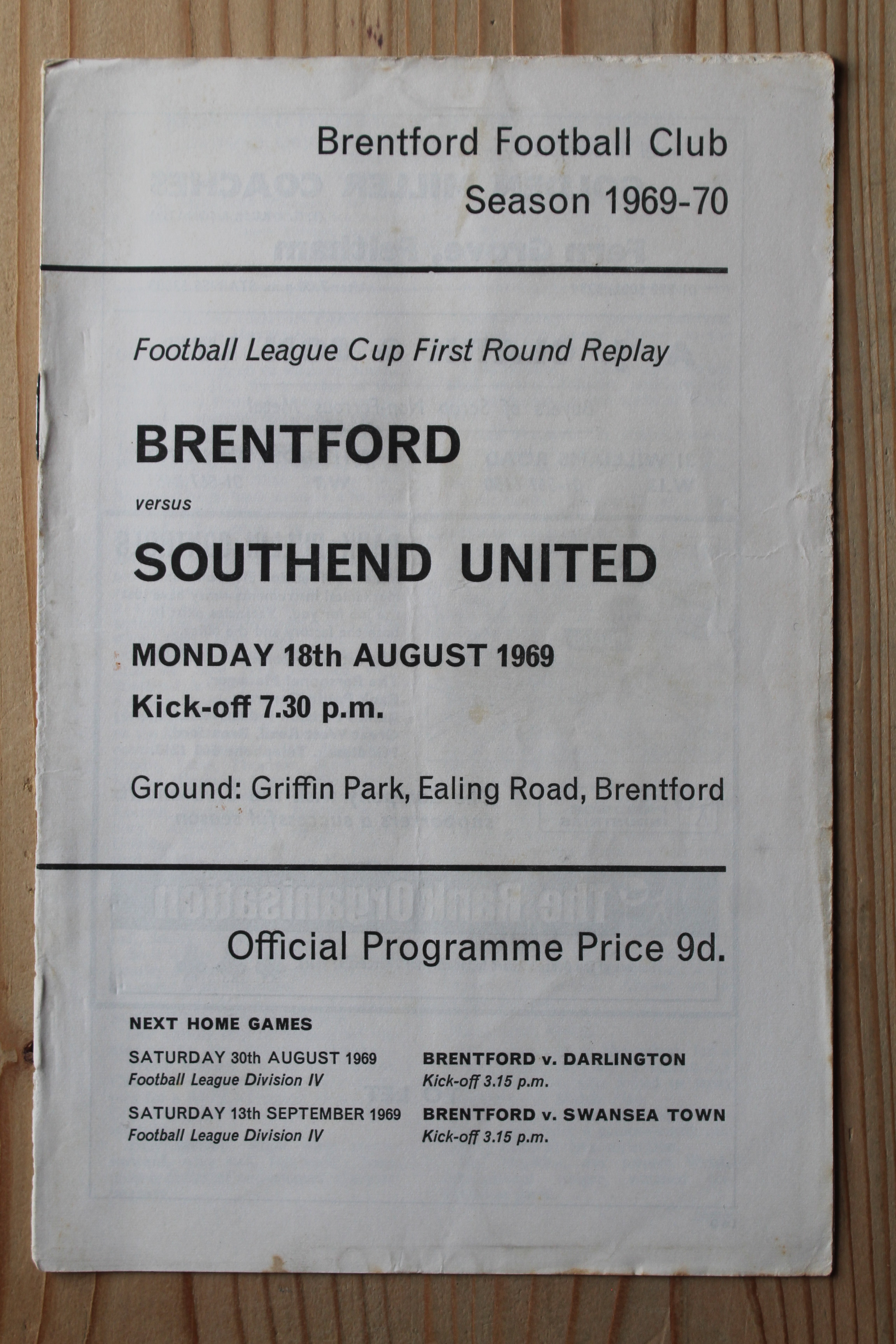 Brentford FC v Southend United FC
