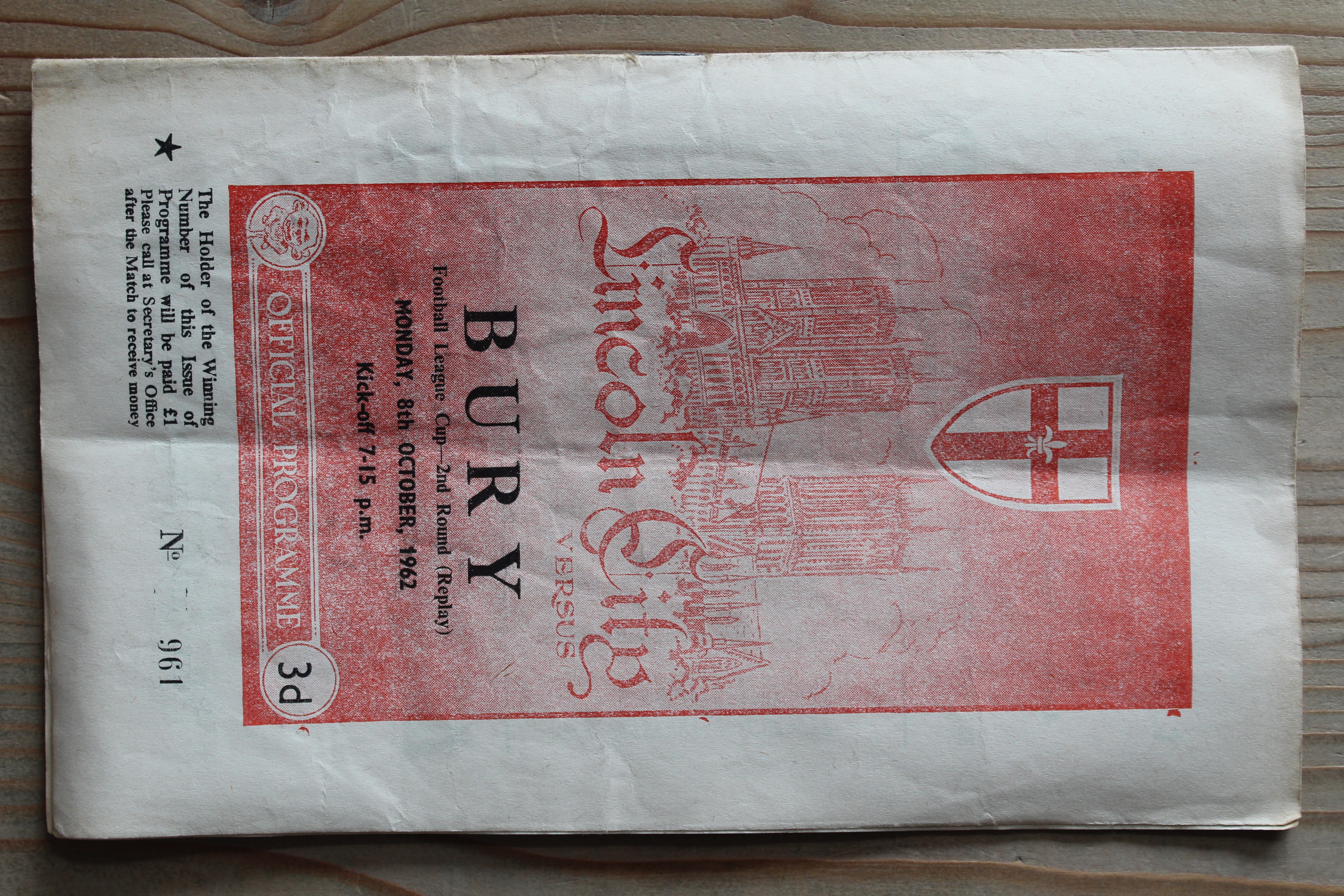 Lincoln City FC v Bury FC