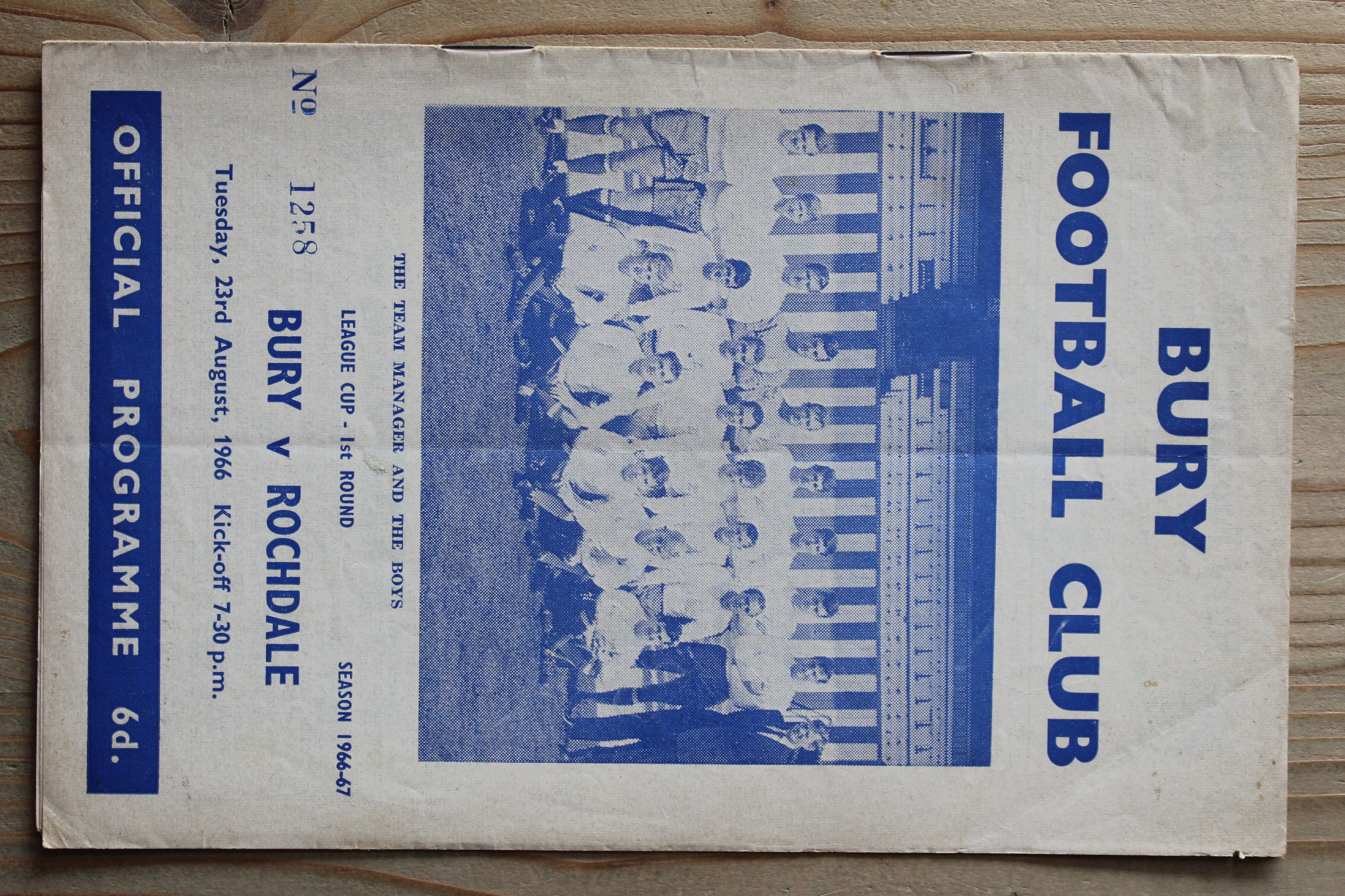 Bury FC v Rochdale FC