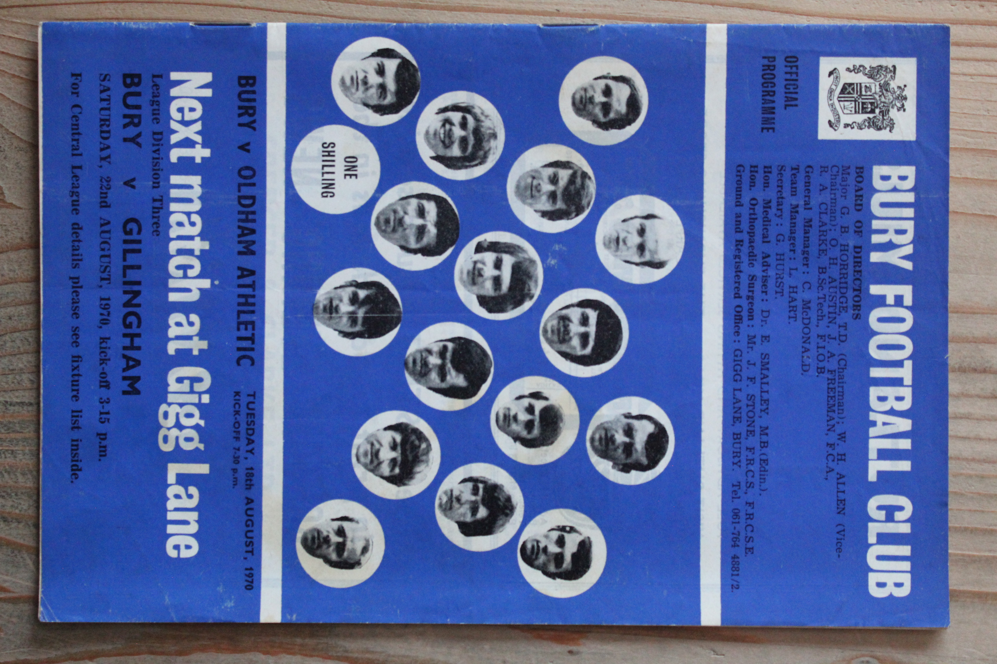 Bury FC v Oldham Athletic FC