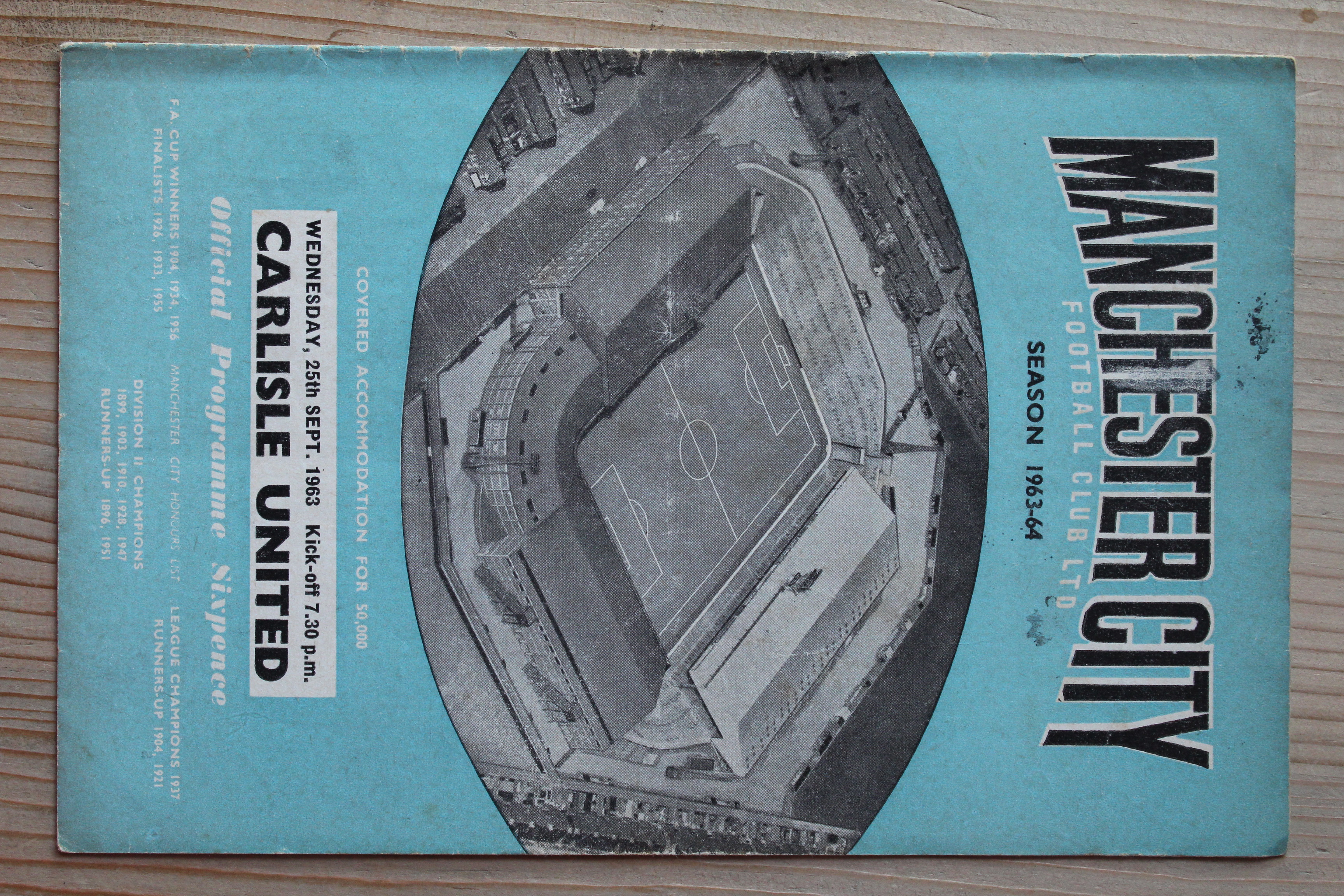 Manchester City FC v Carlisle United FC