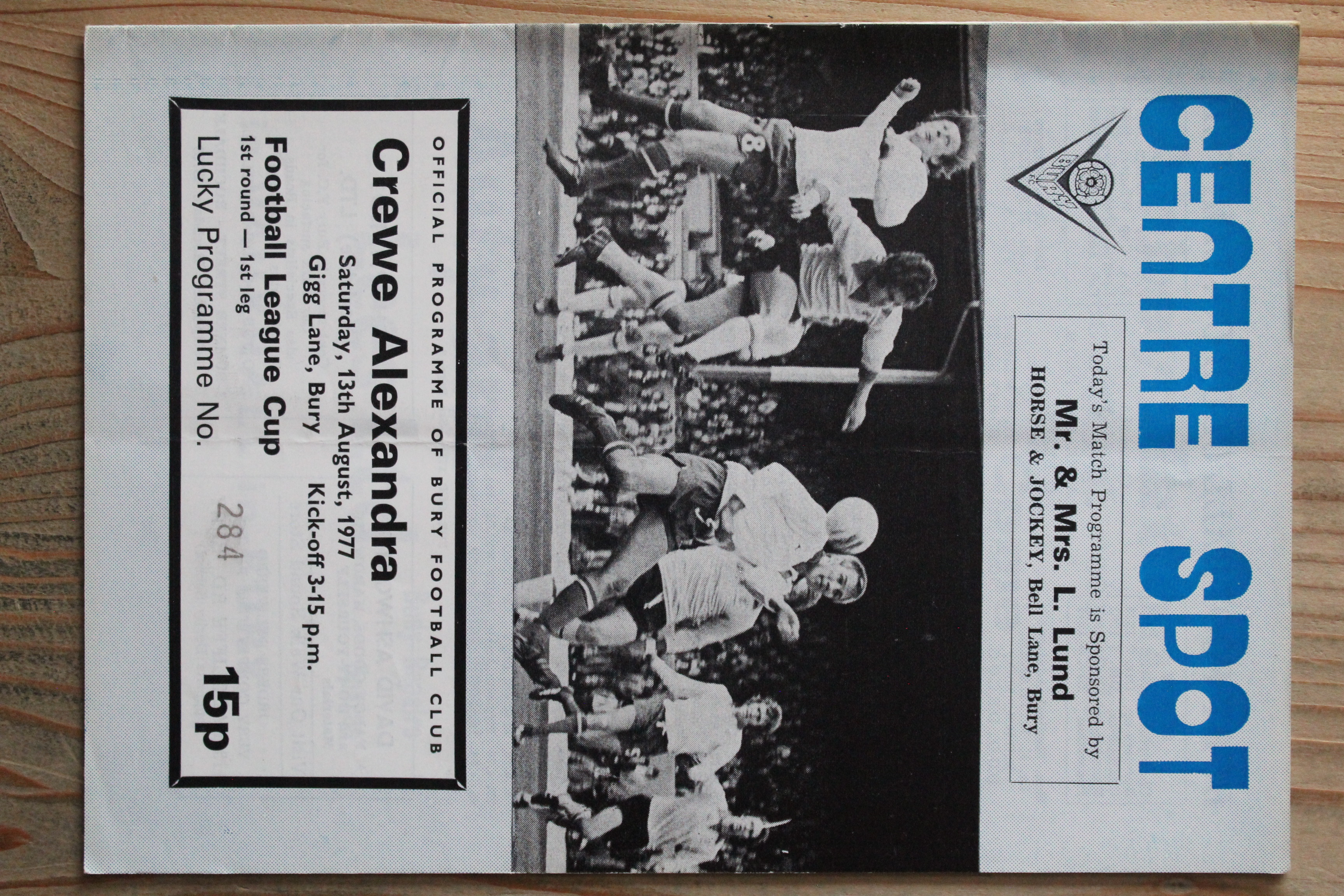 Bury FC v Crewe Alexandra FC