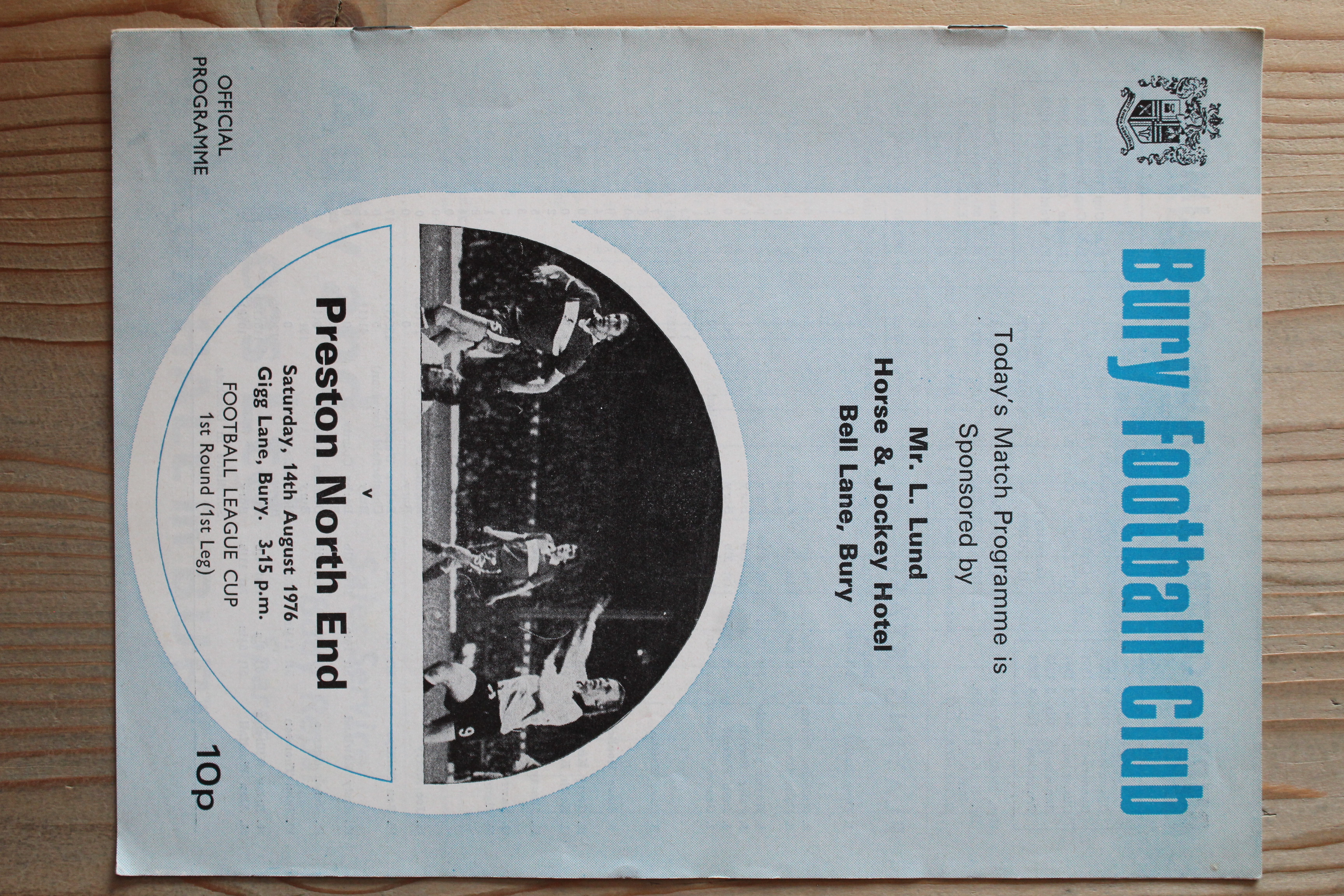 Bury FC v Preston North End FC