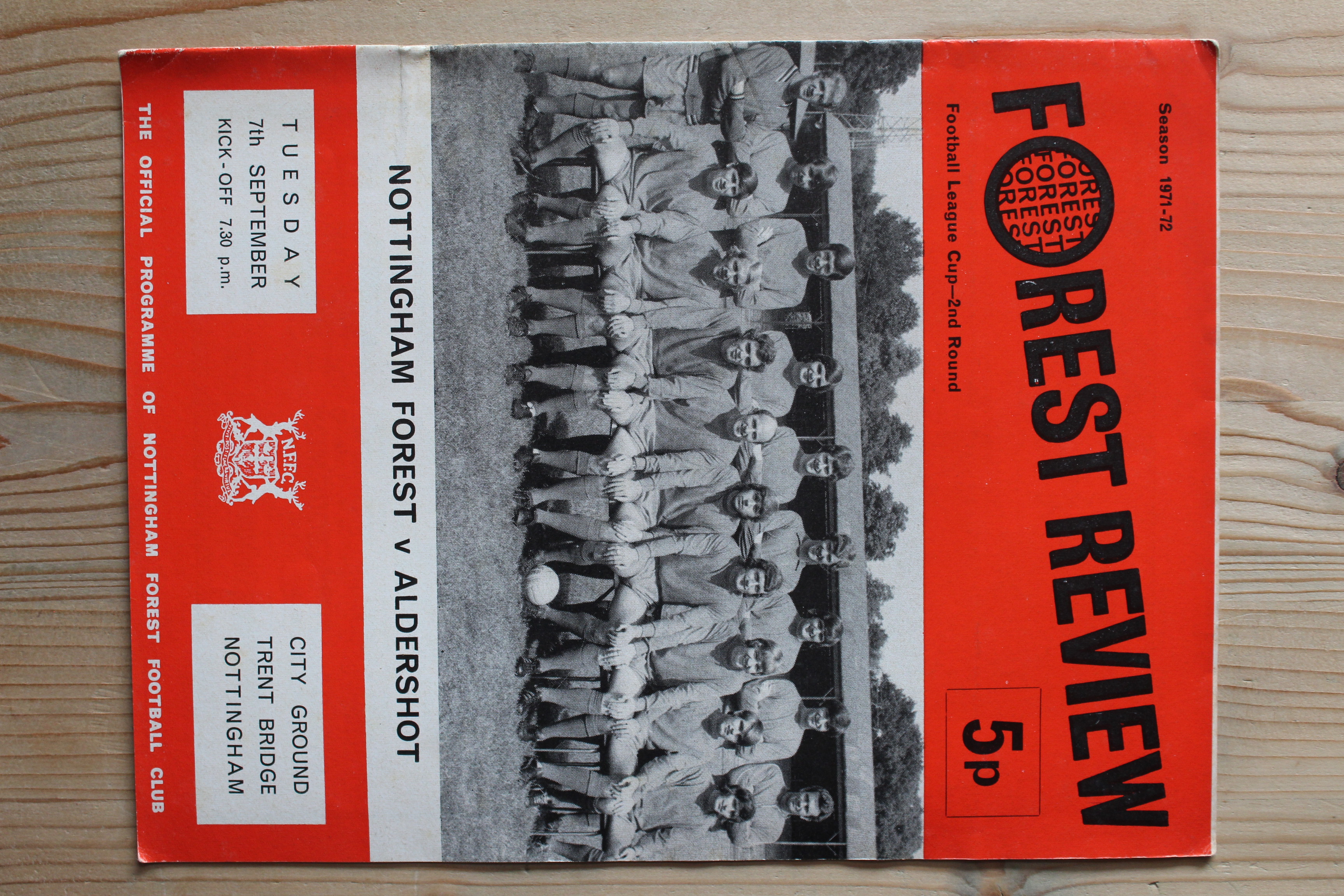 Nottingham Forest FC v Aldershot F.C