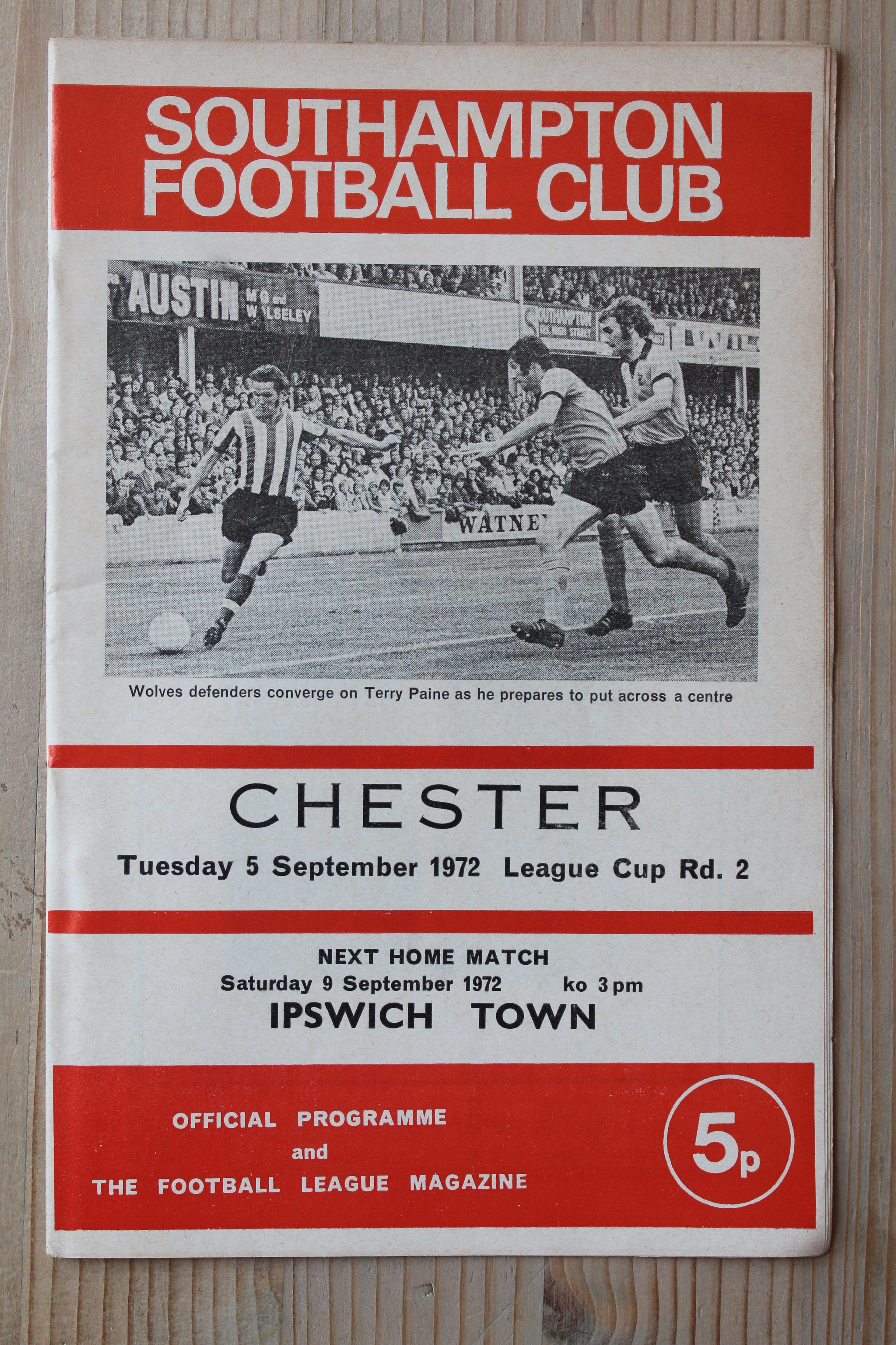 Southampton FC v Chester City FC